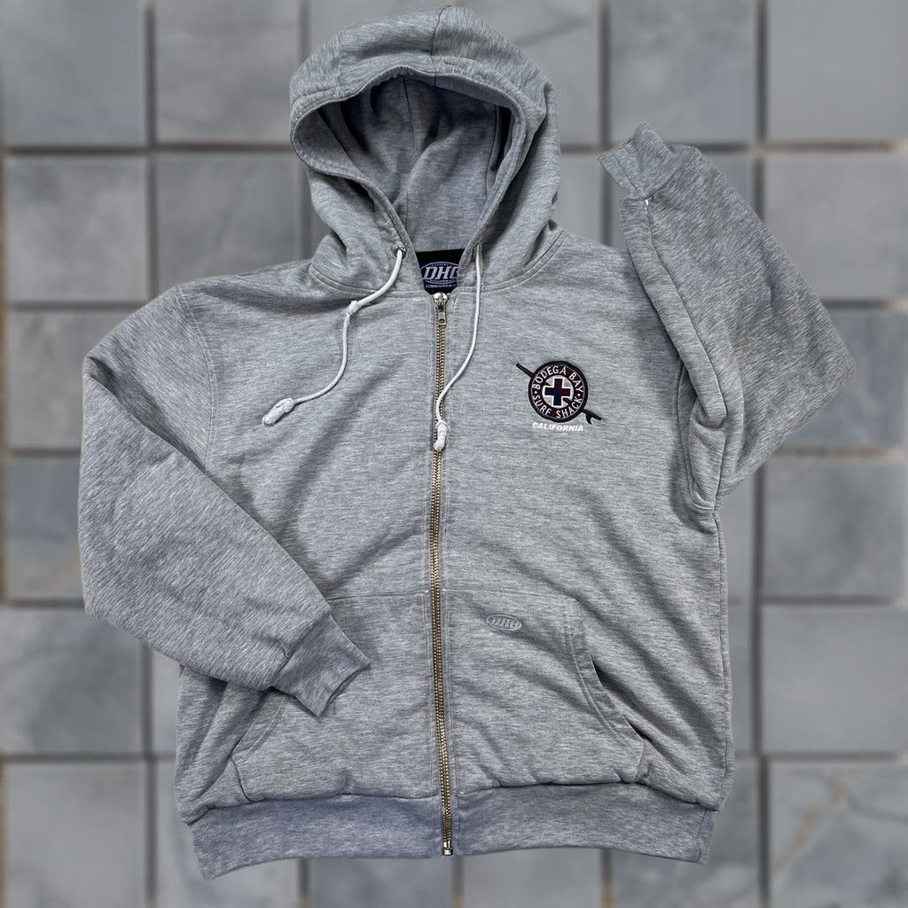 Gildan Smokedope2016 grey zip up hoodie 2023 | Grailed