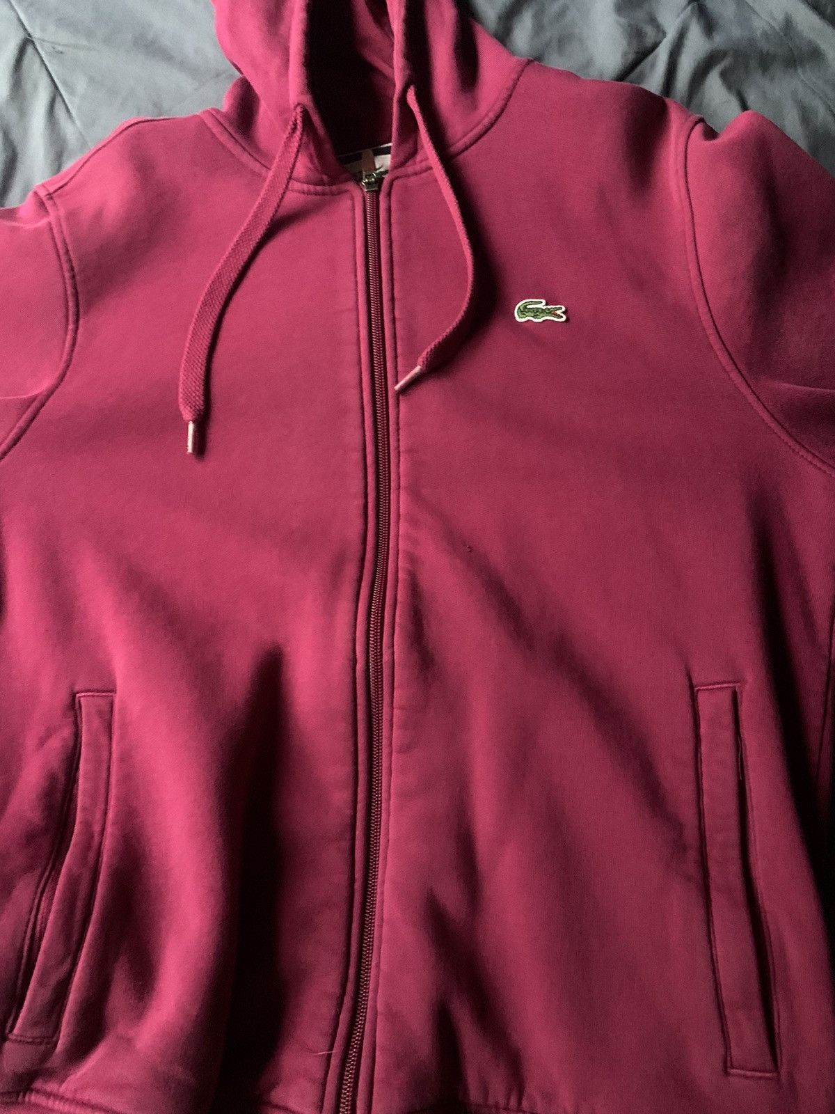 Lacoste Purple Lacoste Mens Hoodie Size US M / EU 48-50 / 2 - 2 Thumbnail