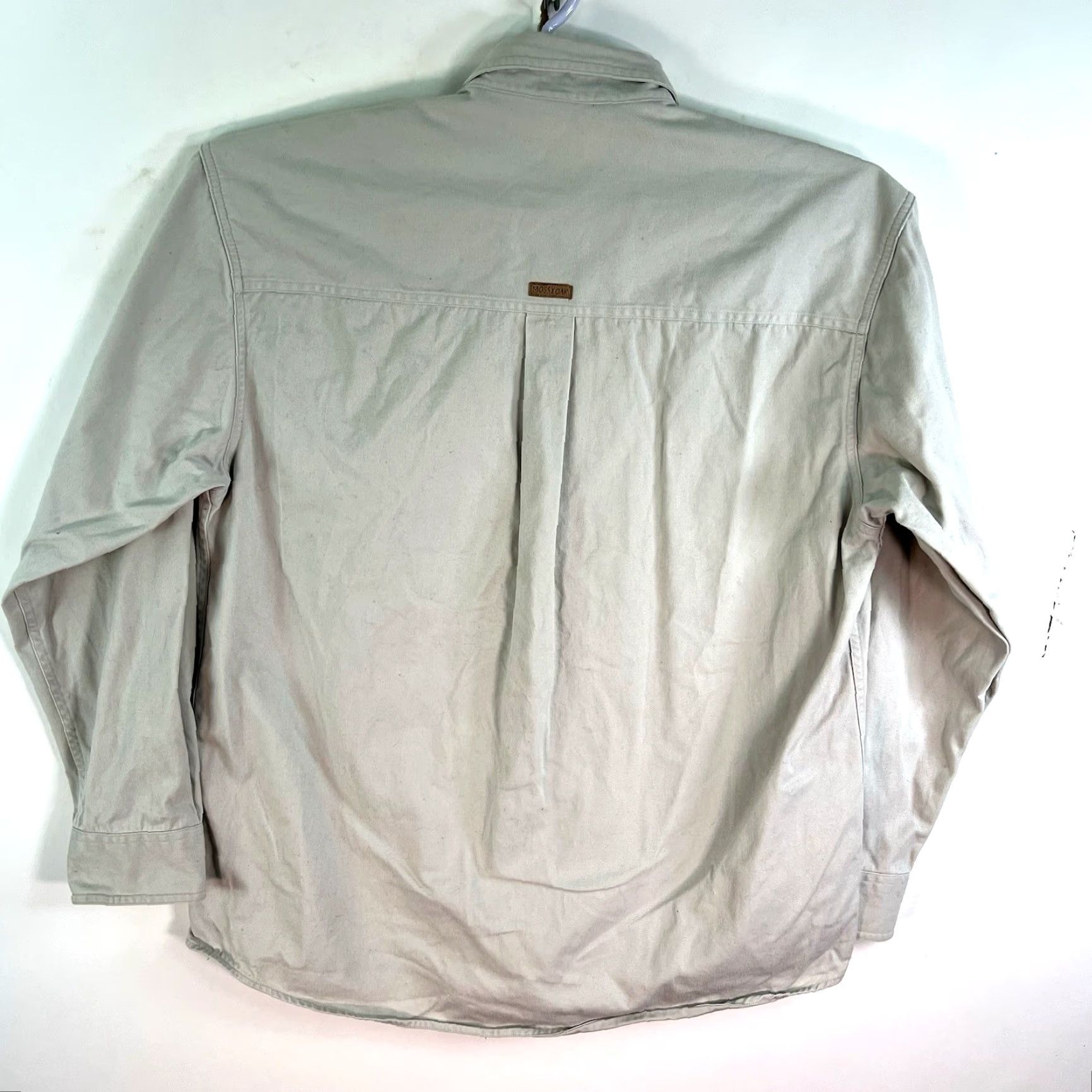 Vintage Mossy Oak Camouflage Long Sleeve Button-Down Shirt Mens Size L Beige Cotton Outdoor Workwear Size US L / EU 52-54 / 3 - 5 Thumbnail