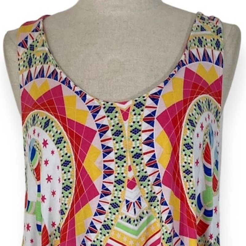 Mara Hoffman Mara Hoffmann tank dress swim cover up multicolor beach wear Size ONE SIZE - 3 Thumbnail