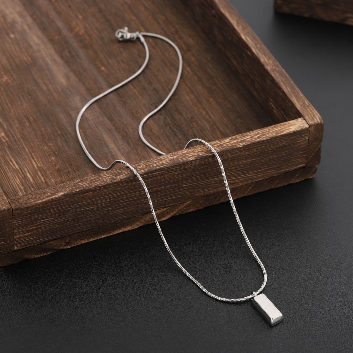 Japanese Brand Square Pendant Necklace Size ONE SIZE - 5 Thumbnail