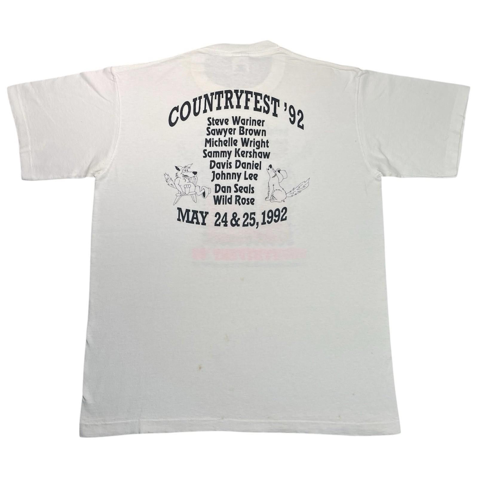 Vintage 1992 Midnight Rodeo Countryfest KOLT 106 Tshirt Murina L Size US L / EU 52-54 / 3 - 3 Thumbnail