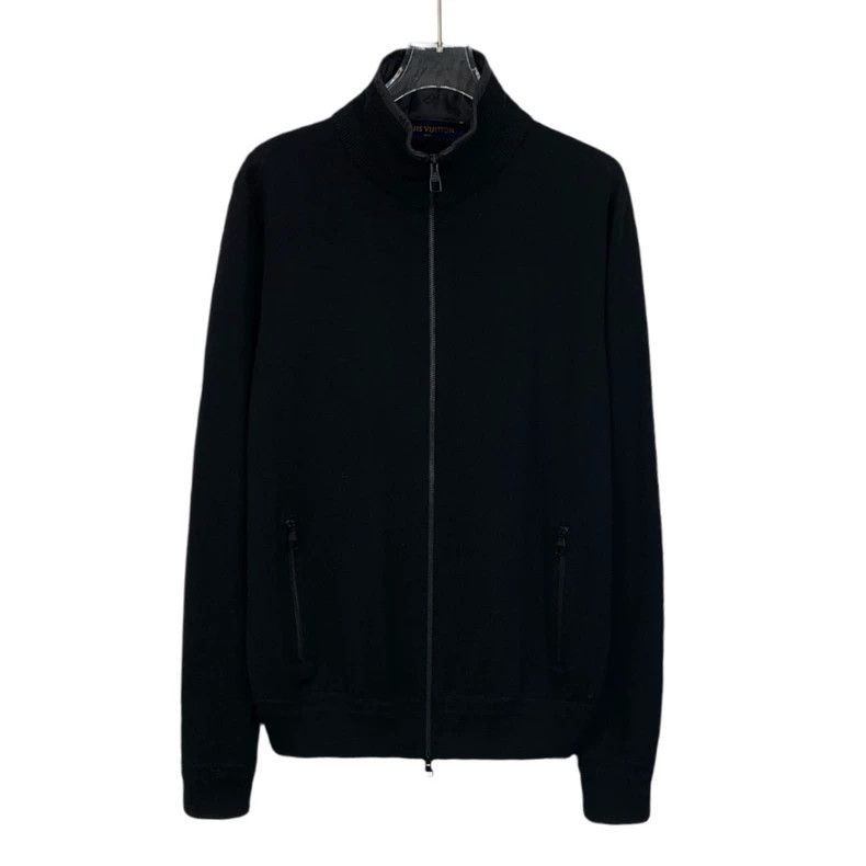Louis Vuitton Louis Vuitton Black Wool Zip Long Sleeve Jacket Size US S / EU 44-46 / 1 - 1 Thumbnail