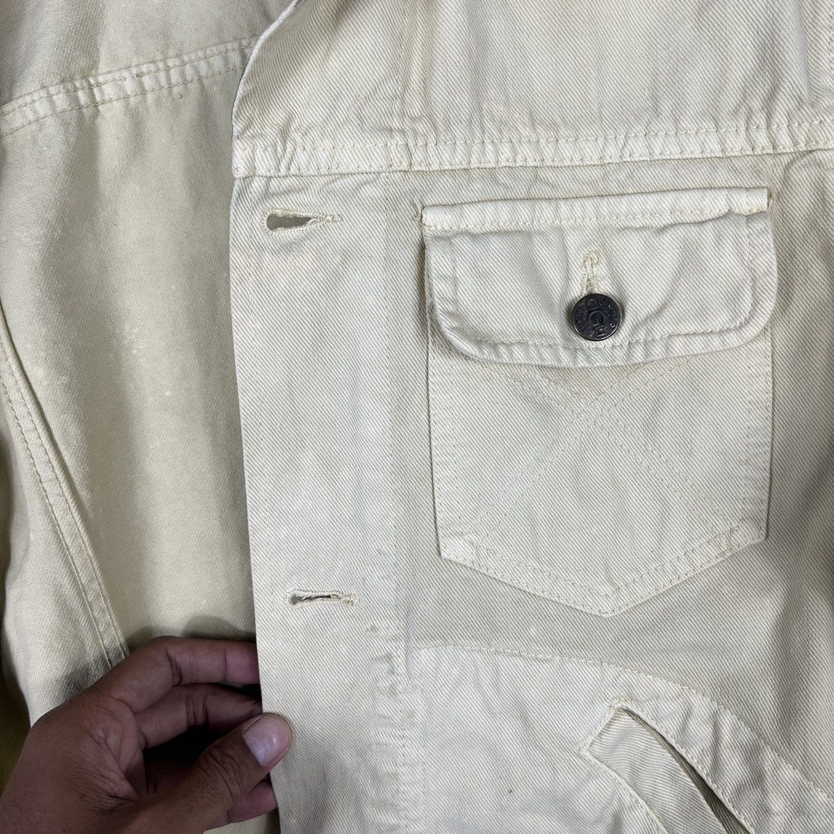Romeo Gigli RARE VINTAGE ROMEO GIGLI DENIM TRUCKER JACKET MADE IN ITALY Size US M / EU 48-50 / 2 - 17 Thumbnail