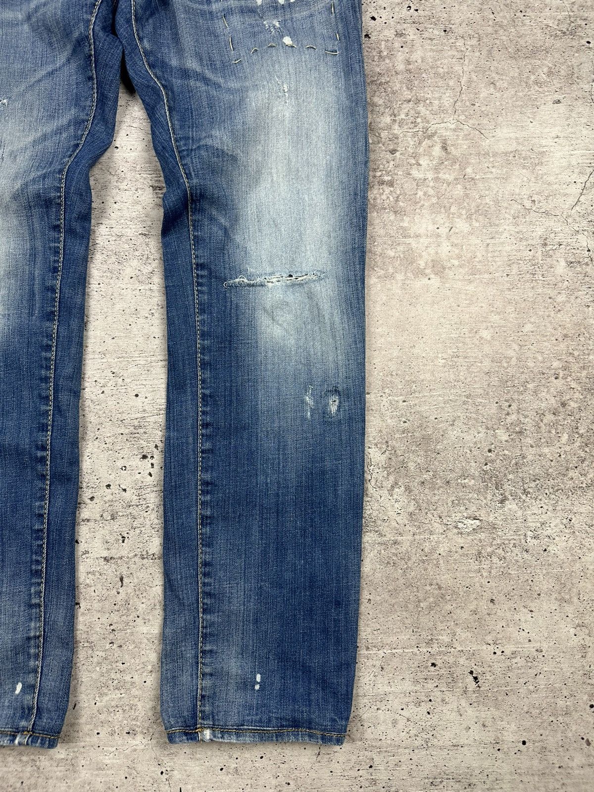 Dsquared2 Dsquared2 Cool Guy Distressed Denim Jeans Pants (A035) Size US 34 / EU 50 - 5 Thumbnail