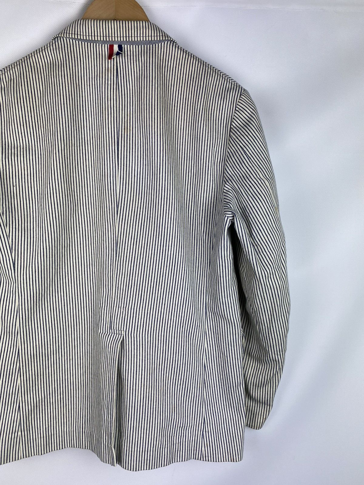 Thom Browne Thom Browne Men’s Striped Blazer Jacket Sport Coat Size 40 Size 40R - 11 Thumbnail