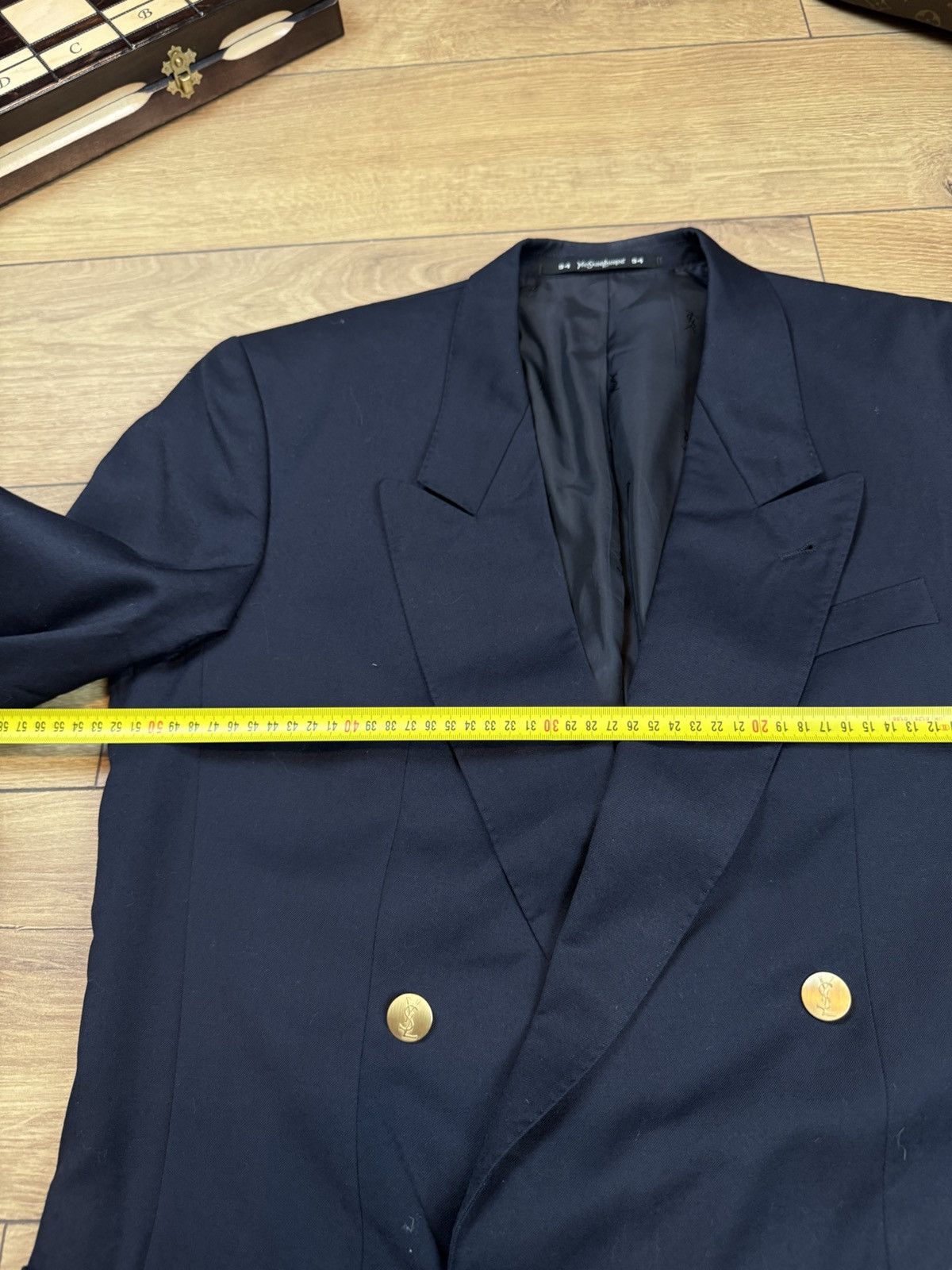 Yves Saint Laurent Vintage wool blazer Yves Saint Laurent original luxury item Size 48L - 5 Thumbnail