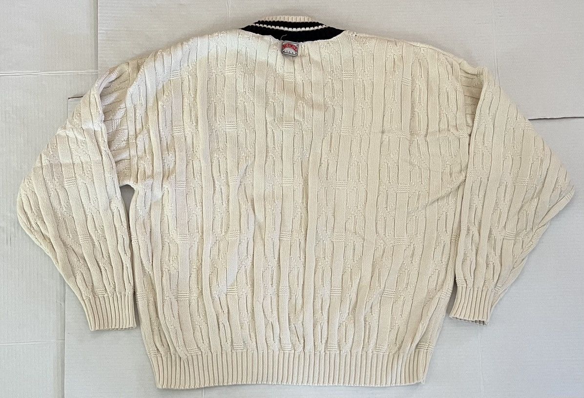 Nutmeg Vintage Nutmeg Mills Syracuse University Sweater White Knit Size US XL / EU 56 / 4 - 3 Thumbnail