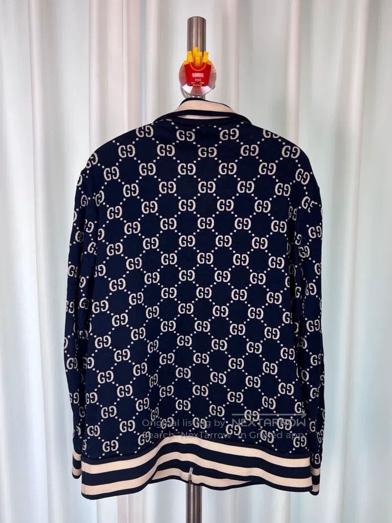 Gucci Gucci Classic full print double G blue school uniform jack Size US XL / EU 56 / 4 - 2 Thumbnail