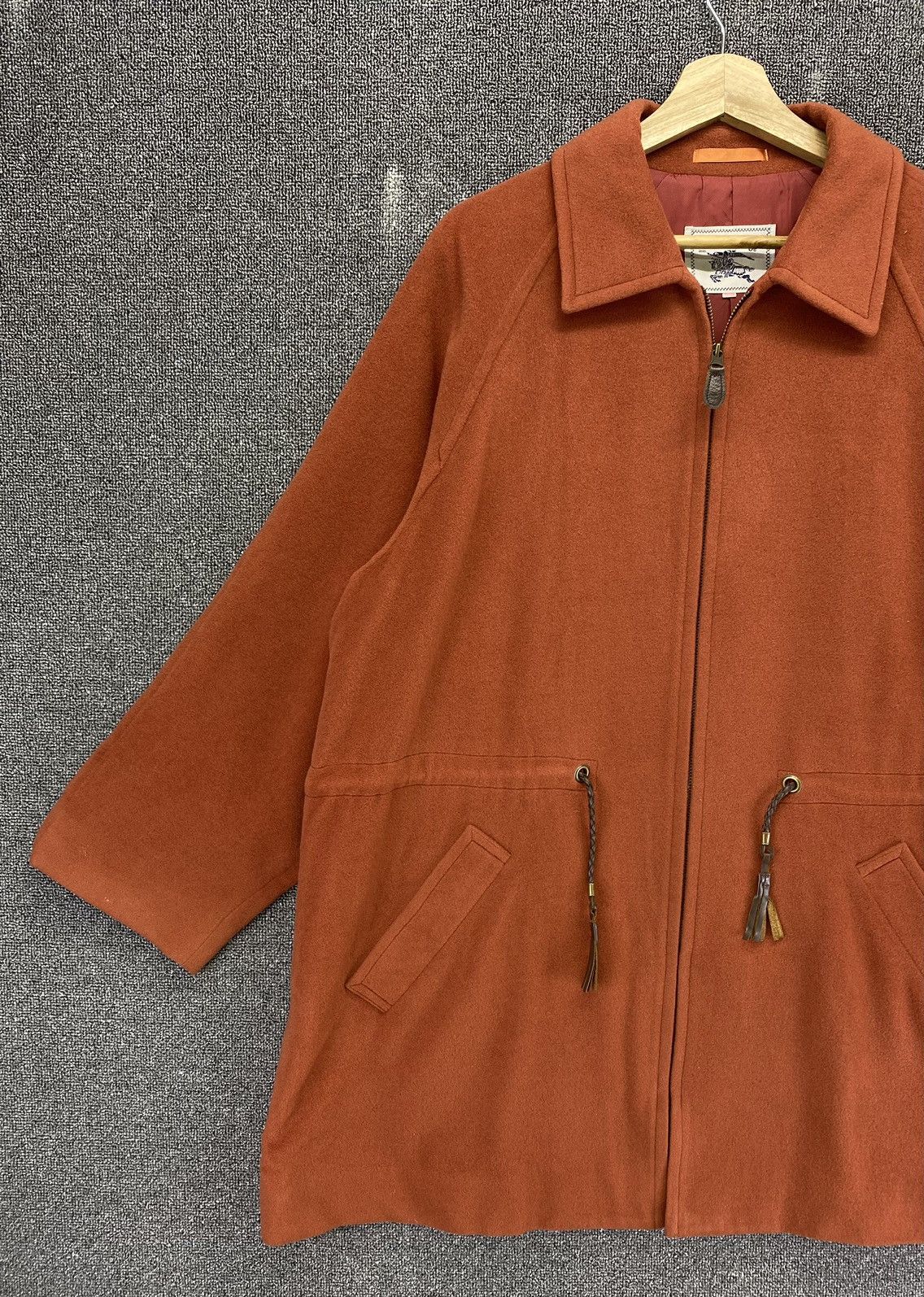 Burberry Vintage Burberry Wool Long Jacket Size US L / EU 52-54 / 3 - 3 Thumbnail
