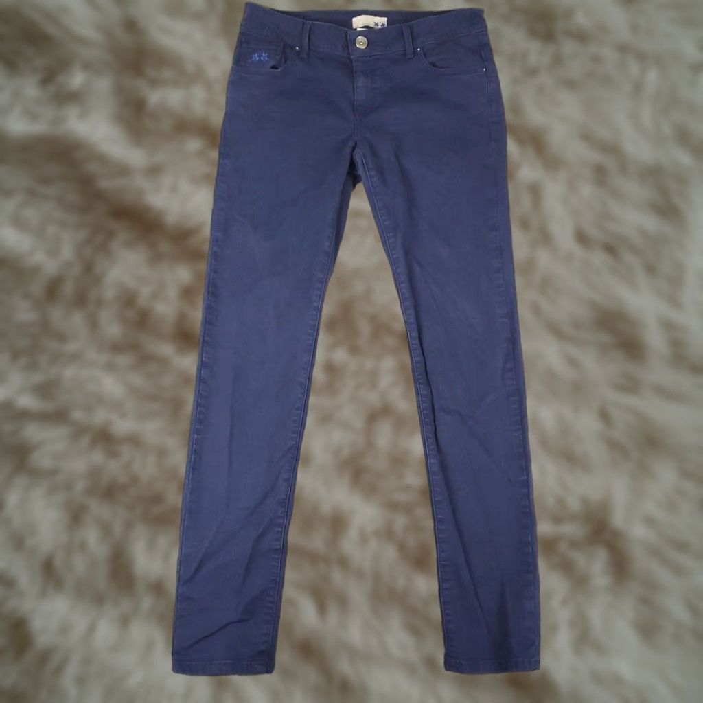 La Martina VINTAGE La Martina Men's Jeans Size 29x32 Slim Fit Blue Cotton Canvas Casual Pants Size US 29 - 1 Thumbnail
