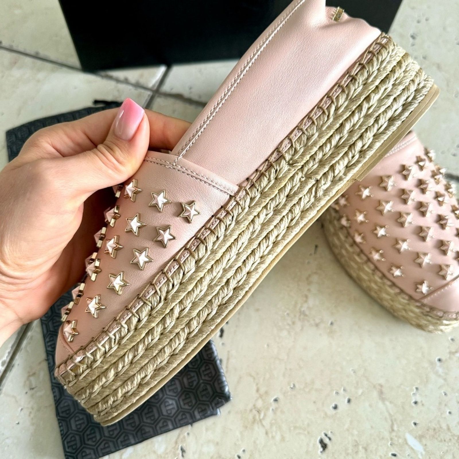 Philipp Plein PHILIPP PLEIN Espadrille, blush pink, Size 40, Authentic Size US 10 / IT 40 - 9 Thumbnail