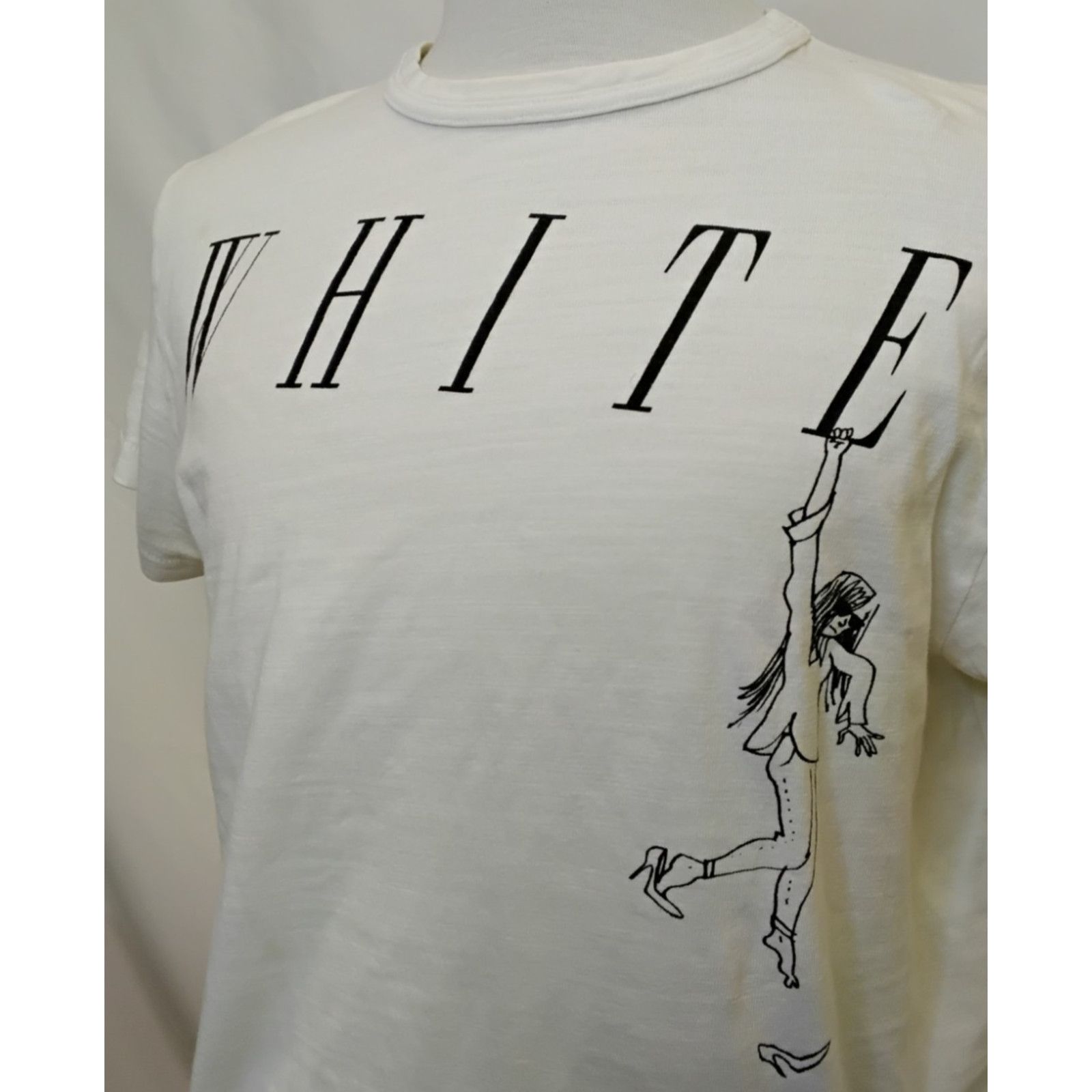Off-White Off-White C/O Virgil Abloh T-Shirt Men's S Girl Hanging Size US S / EU 44-46 / 1 - 3 Thumbnail