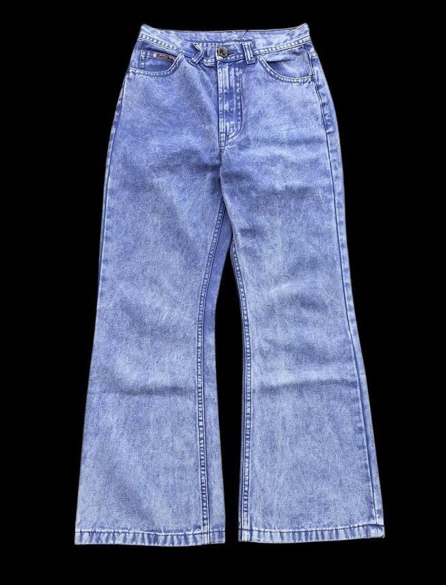 Japanese Brand FLARED⚡️RODEO CROWN WASHED BLUE DENIM Size US 28 / EU 44 - 1 Thumbnail
