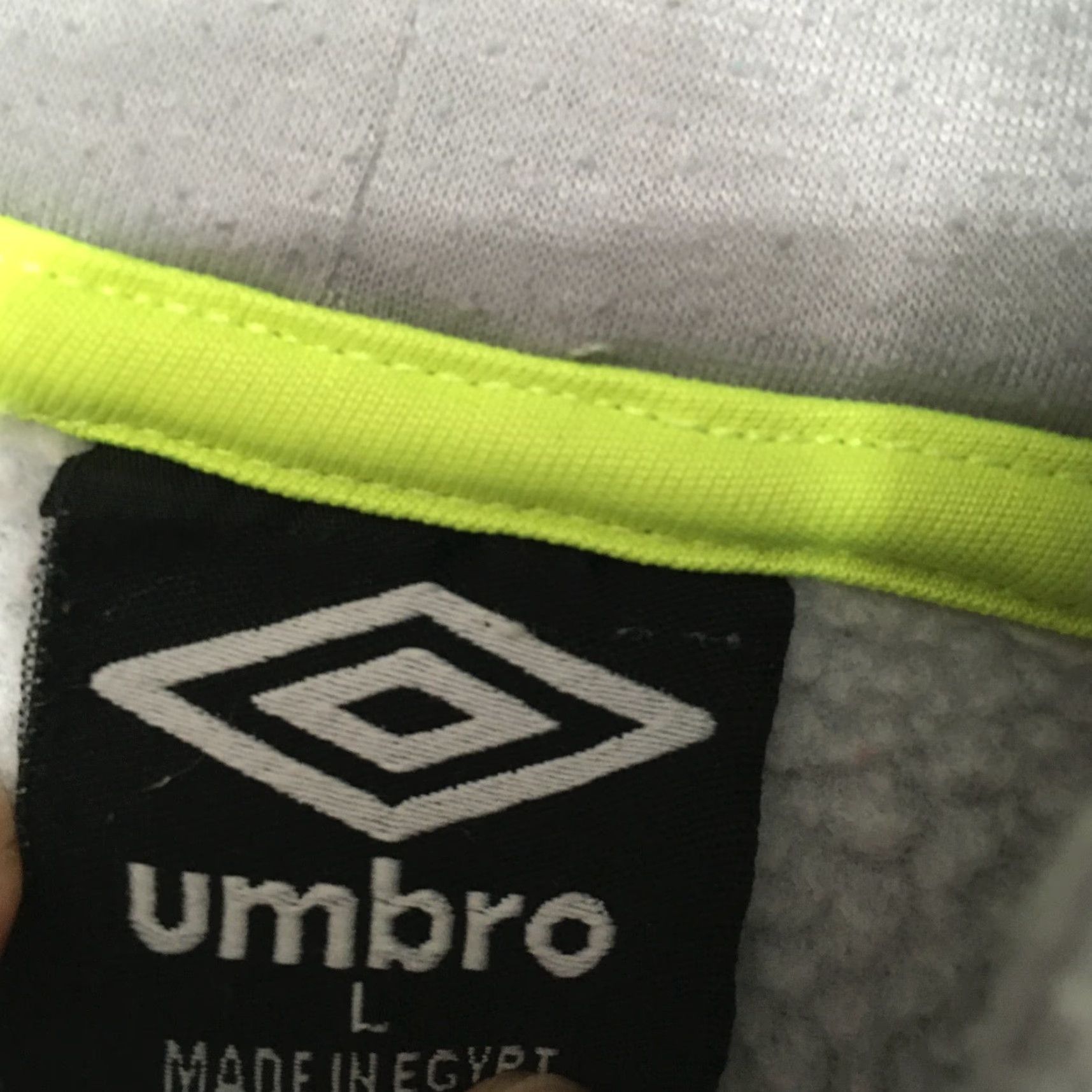 Umbro Umbro Hoodie Mens Large Gray Fleece Pullover Hooded Sweatshirt Logo Sleeve: Long Sleeve Size US L / EU 52-54 / 3 - 3 Thumbnail