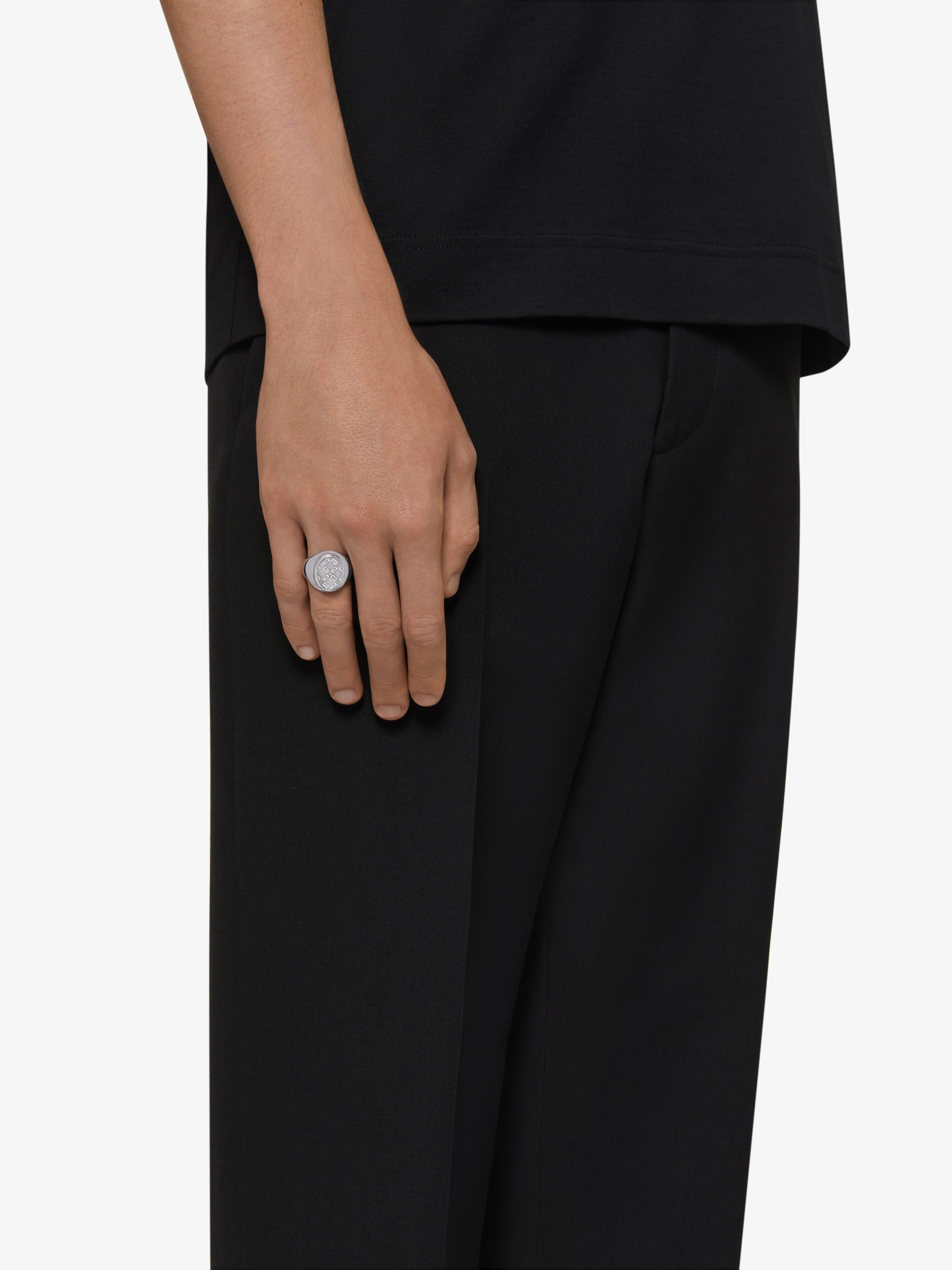 Givenchy o1n1vont0326 Size:58/2g Ring in Silver Size ONE SIZE - 4 Thumbnail