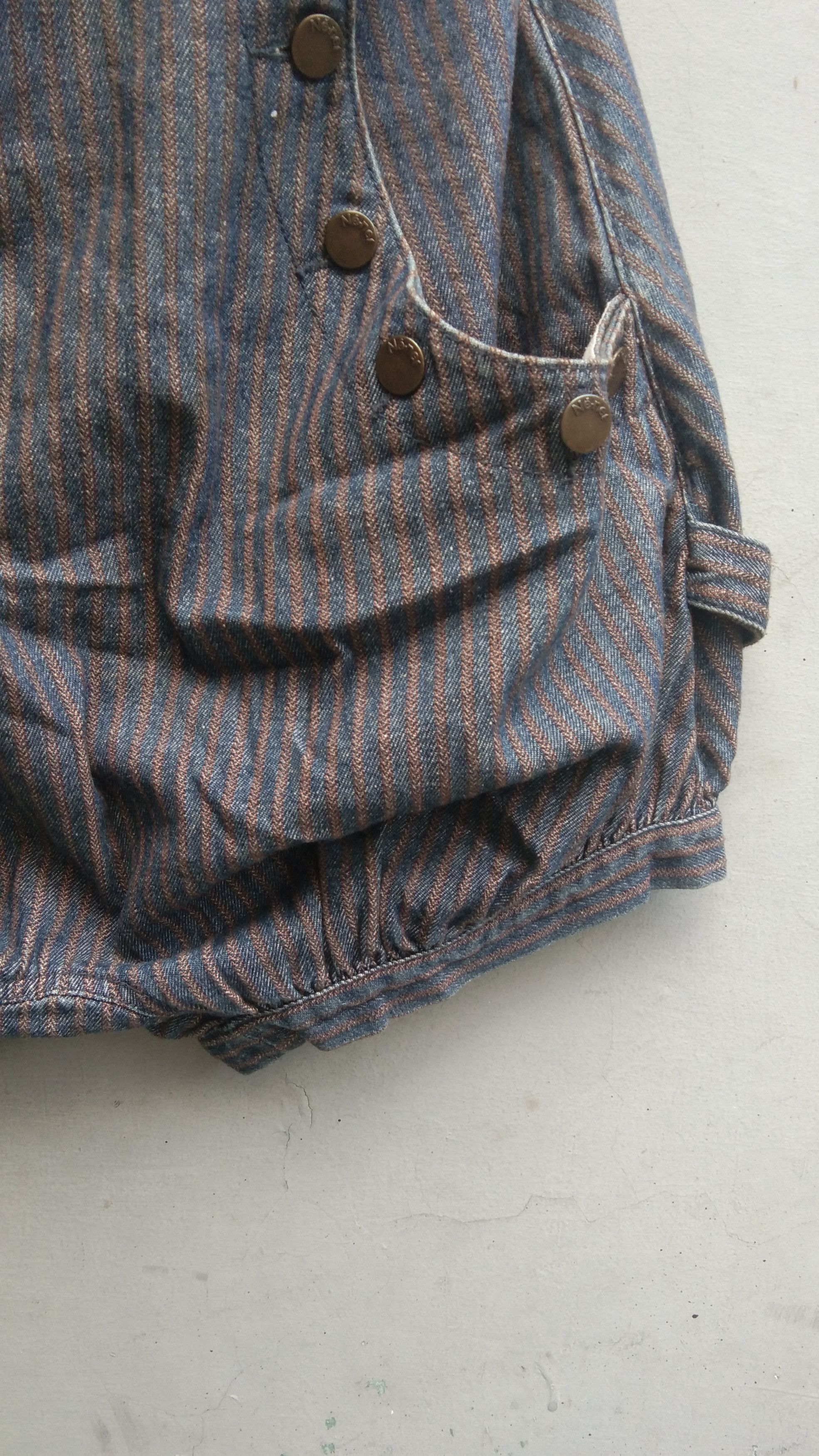 Japanese Brand × Ne-Net Nenet stripe short pants Size 29" - 3 Thumbnail