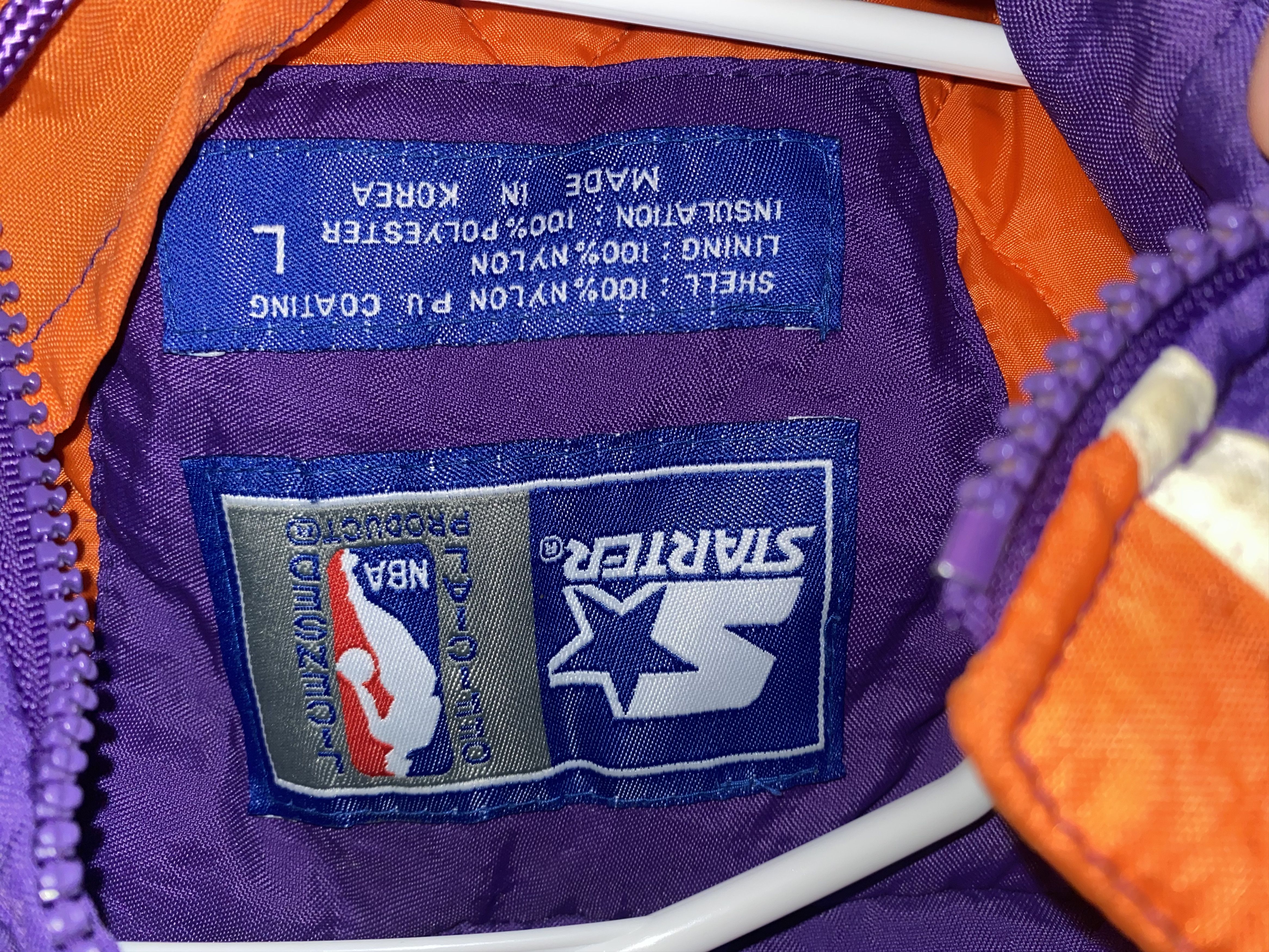 vintage STARTER Phoenix Suns Jacket NBA Basketball RARE S xs
