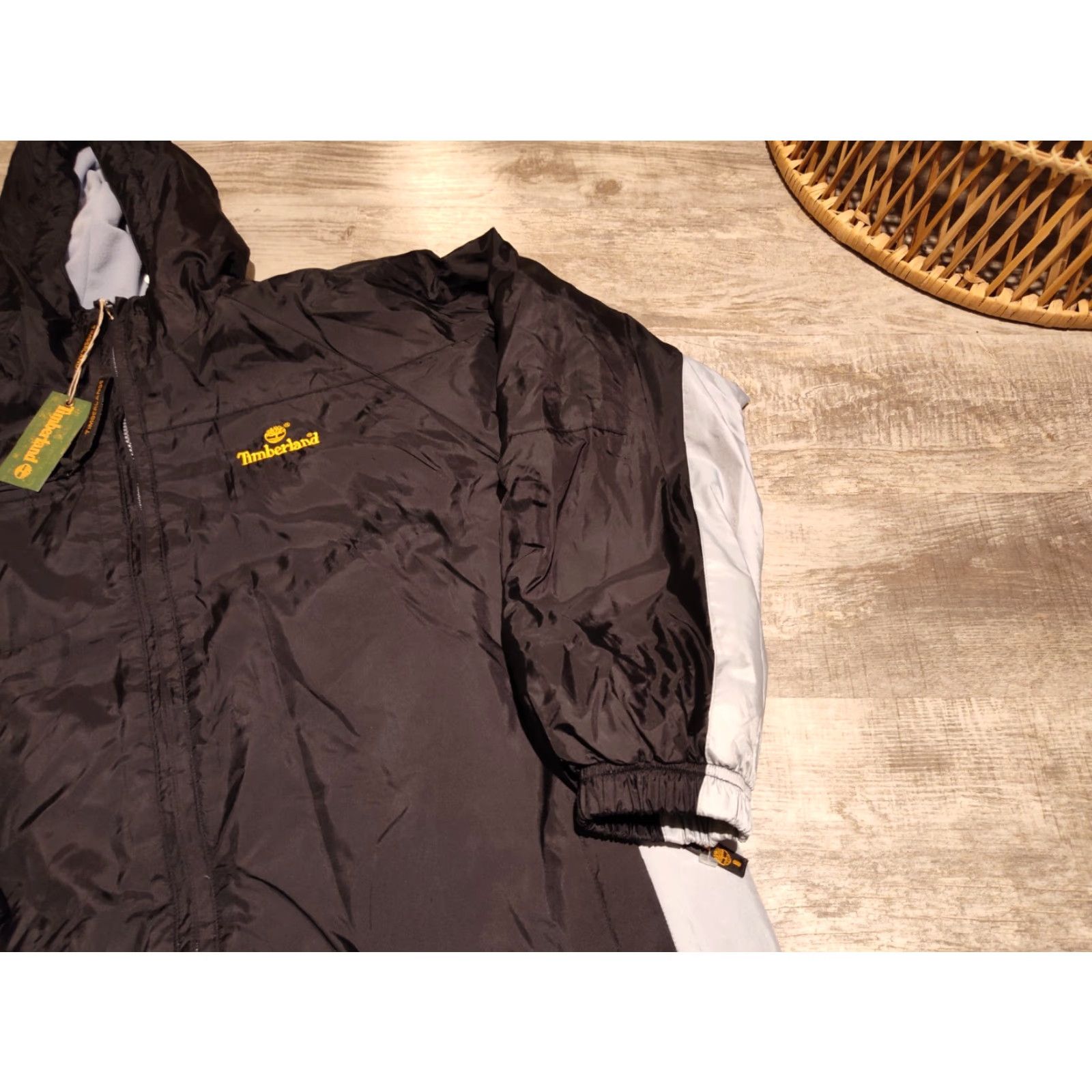 Timberland Timberland Weathergear Full Zip Hooded Jacket L Nylon Waterproof Black Parka Casual Winter Men L Size US L / EU 52-54 / 3 - 3 Thumbnail