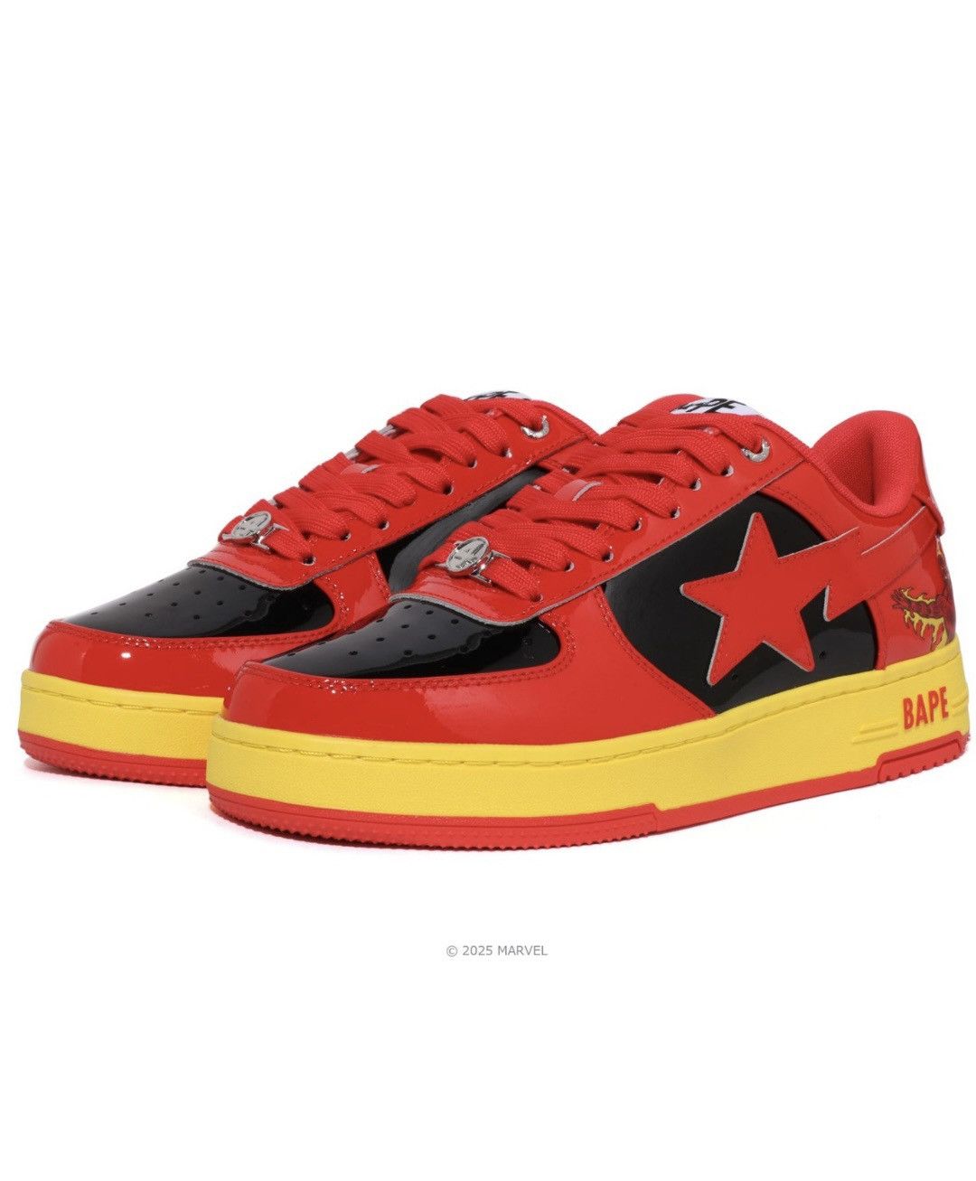 Bape Authentic ape bape bape sta x marvel F4 the human torch new Size US 9 / EU 42 - 2 Thumbnail