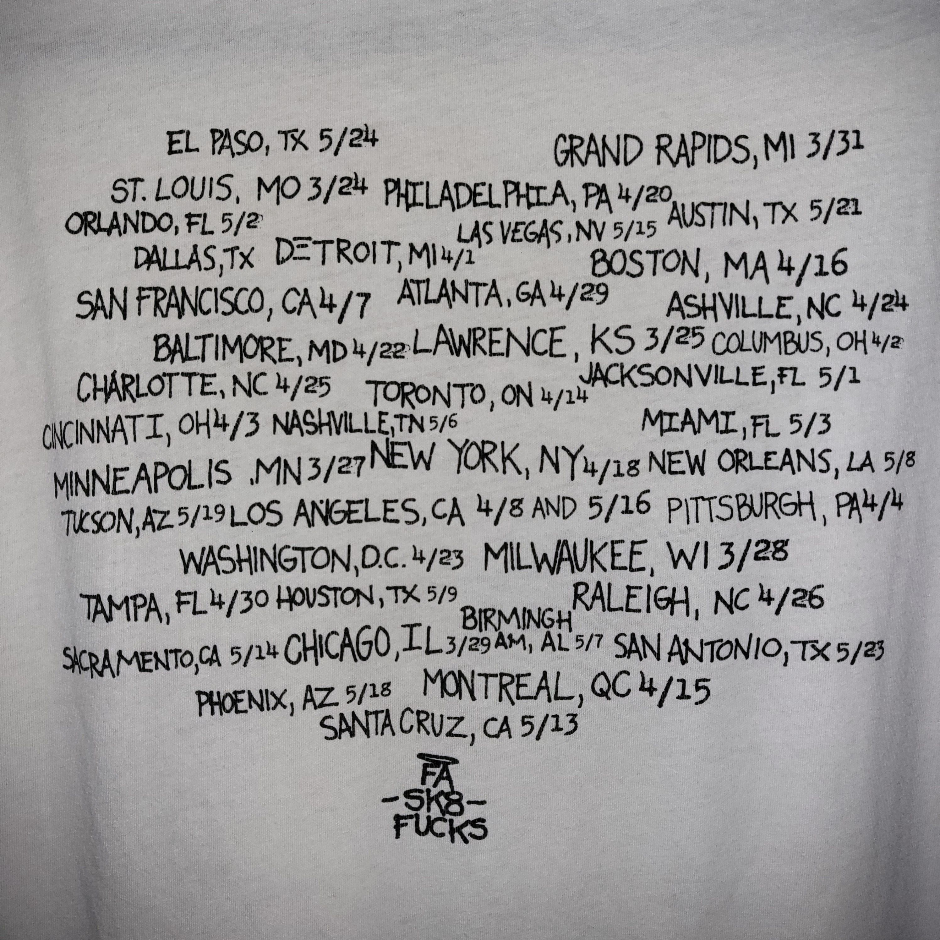 Fucking Awesome 2015 Reaper tee *tour exclusive* Size US L / EU 52-54 / 3 - 6 Thumbnail