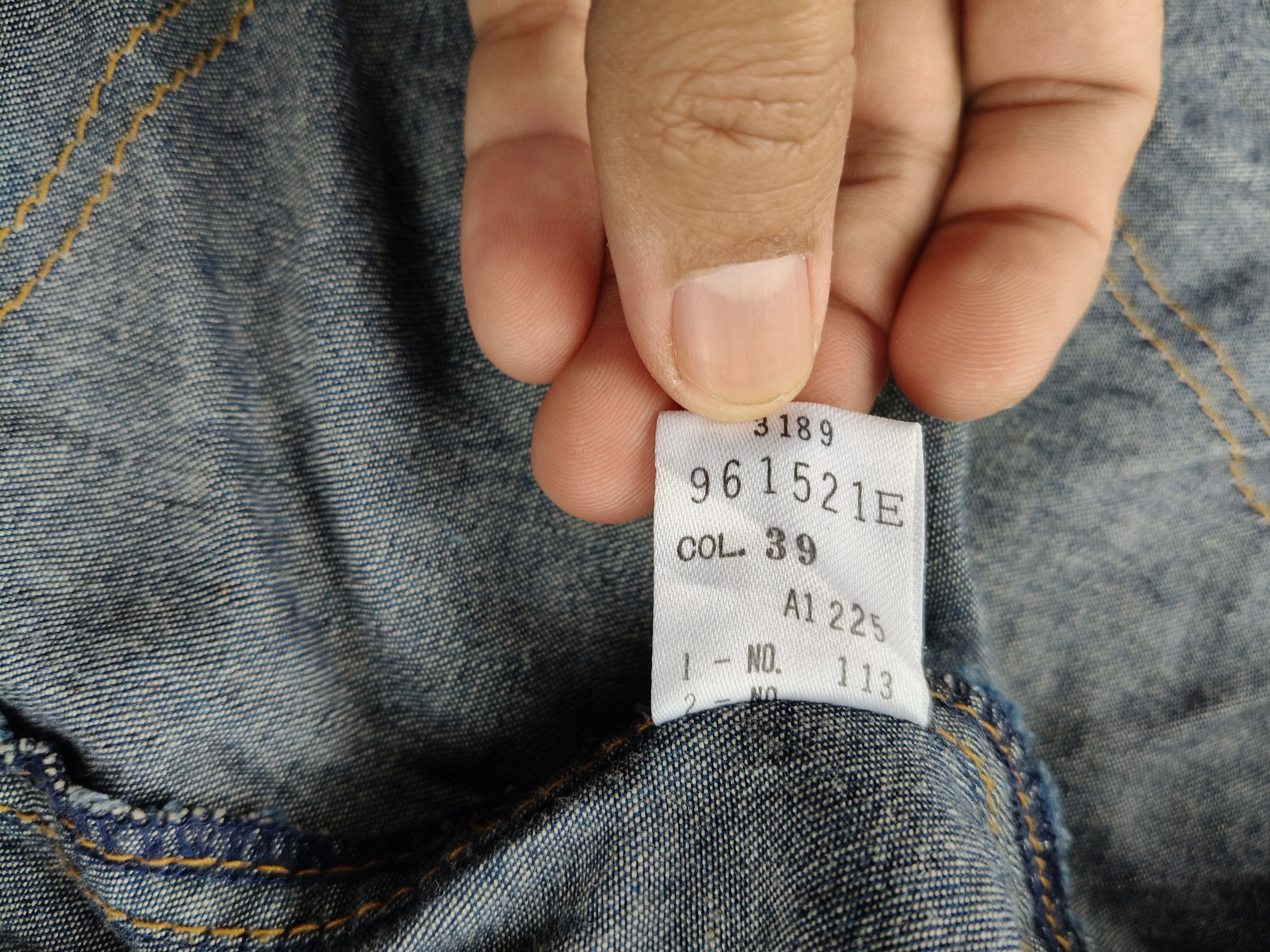 Japanese Brand × Vintage Vintage Givy denim Jacket Button Style Size M / US 6-8 / IT 42-44 - 11 Thumbnail