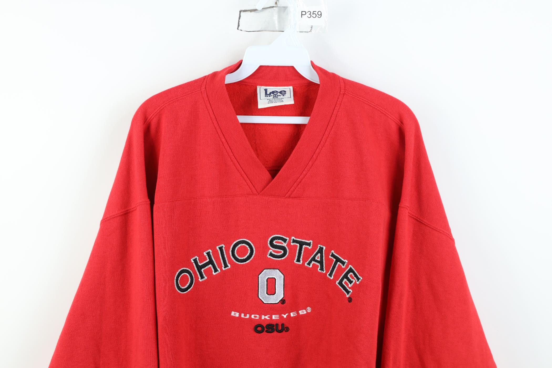 Vintage Vintage 90s Ohio State University Football Jersey Sweatshirt Size US XL / EU 56 / 4 - 2 Thumbnail