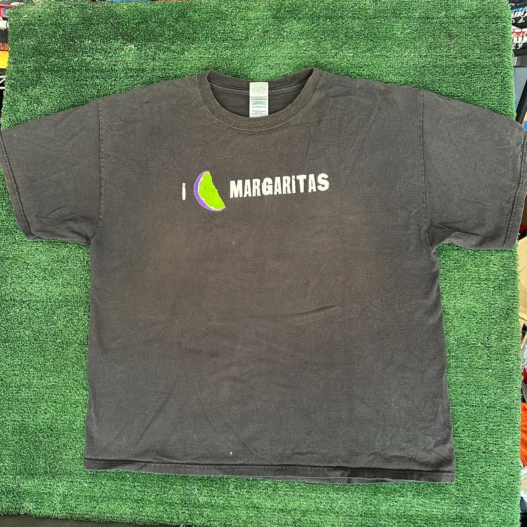 Delta Vintage Y2K I Love Margaritas Quote T-Shirt Summer Grunge Hu Size US XL / EU 56 / 4 - 1 Thumbnail