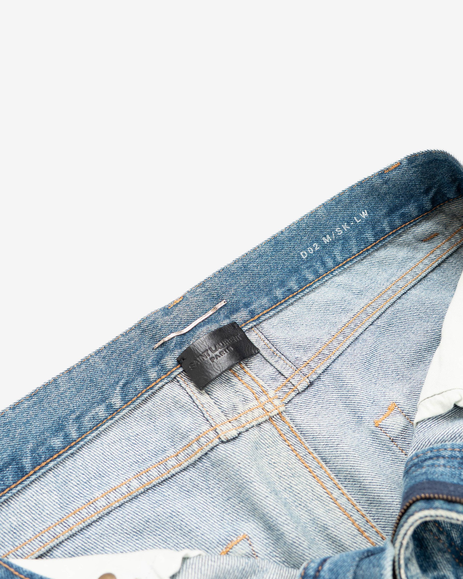 Saint Laurent Paris D02 Distressed Denim (2016) Size US 31 - 6 Thumbnail