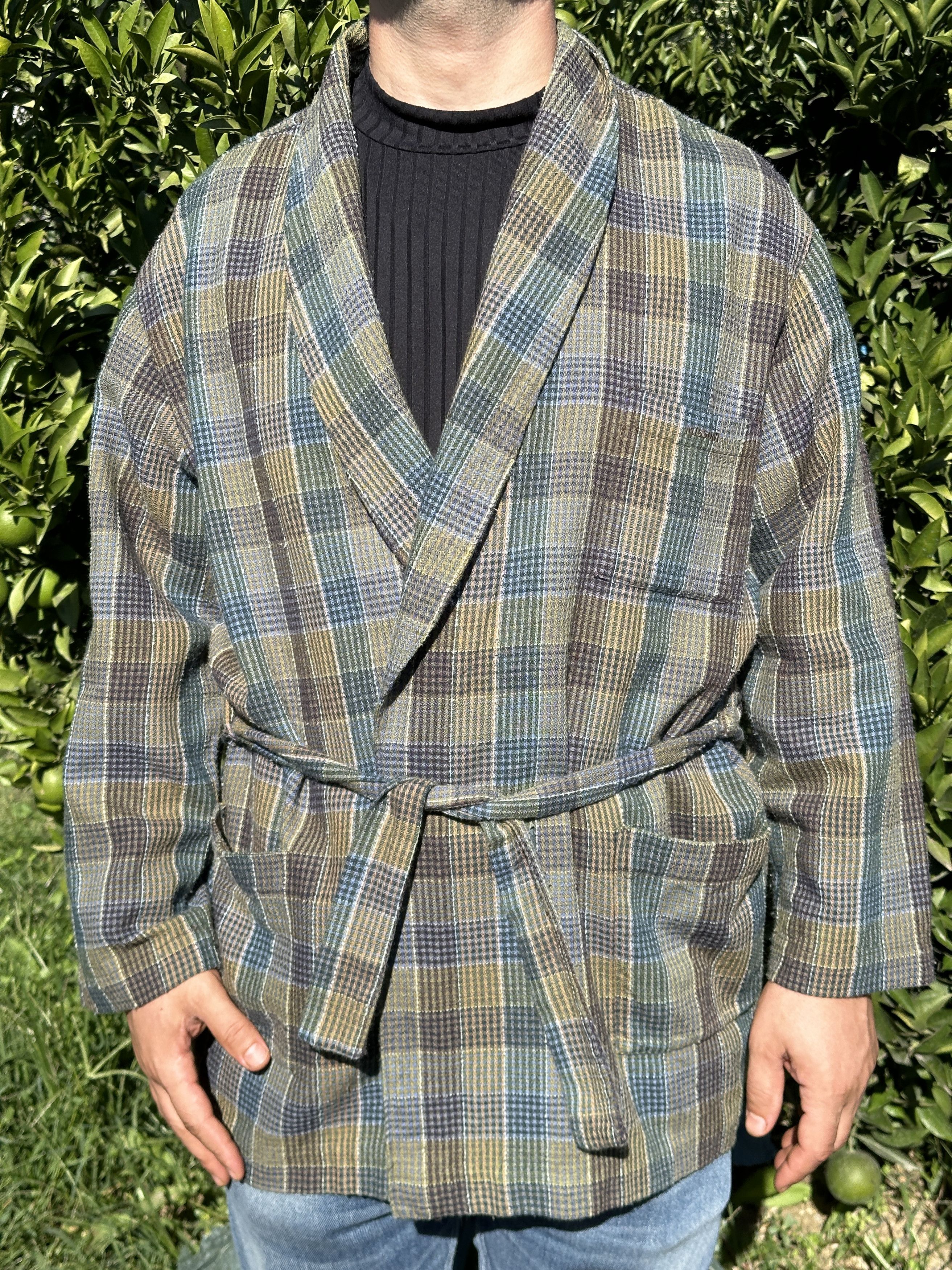 Missoni Bathrobe Missoni 3D Knit Stripe Retro Light Robe Size 52 L Size US L / EU 52-54 / 3 - 1 Thumbnail