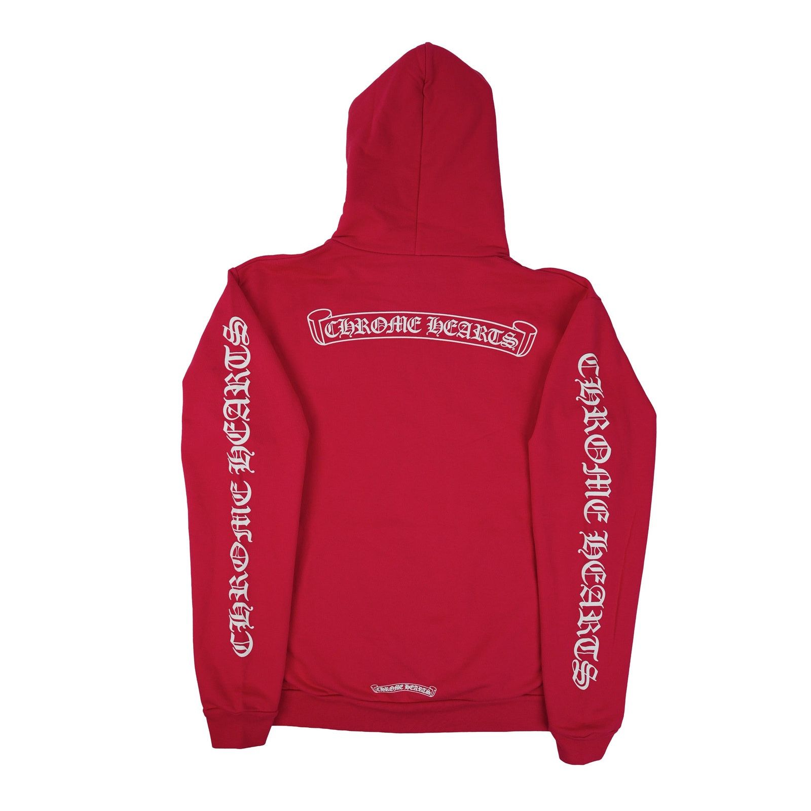 Chrome Hearts Red Scroll Logo Hoodie Size US M / EU 48-50 / 2 - 2 Thumbnail