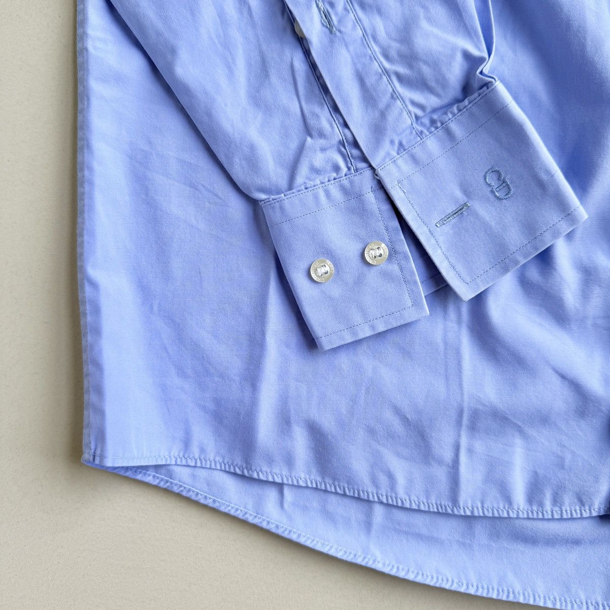 Christian Dior Monsieur Christian Dior Blue Dress Shirts Size US M / EU 48-50 / 2 - 7 Thumbnail
