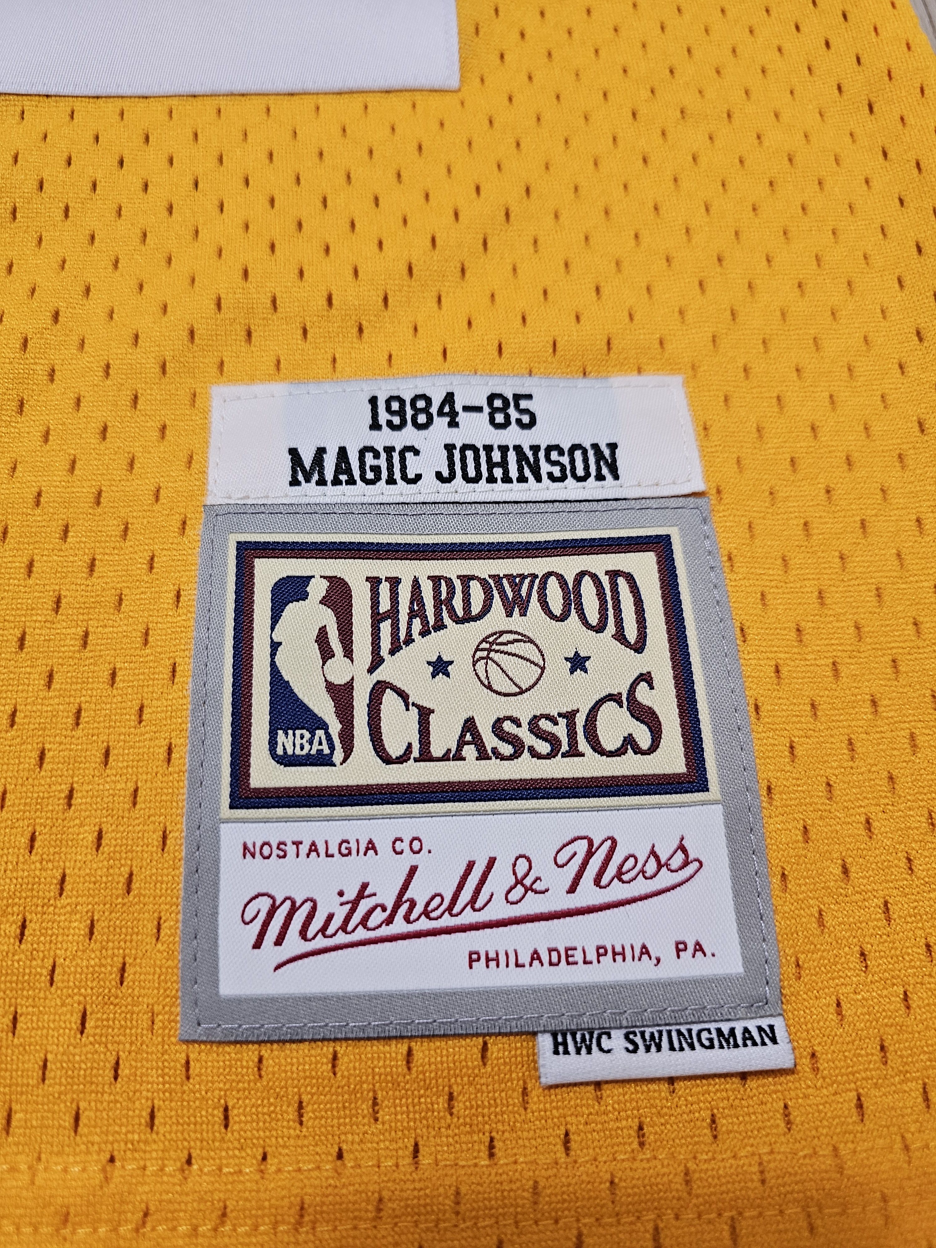 Mitchell & Ness × NBA × Vintage MAGIC JOHNSON 1984 JERSEY LAKERS JERSEY BASKETBALL SHIRT Size US S / EU 44-46 / 1 - 5 Thumbnail
