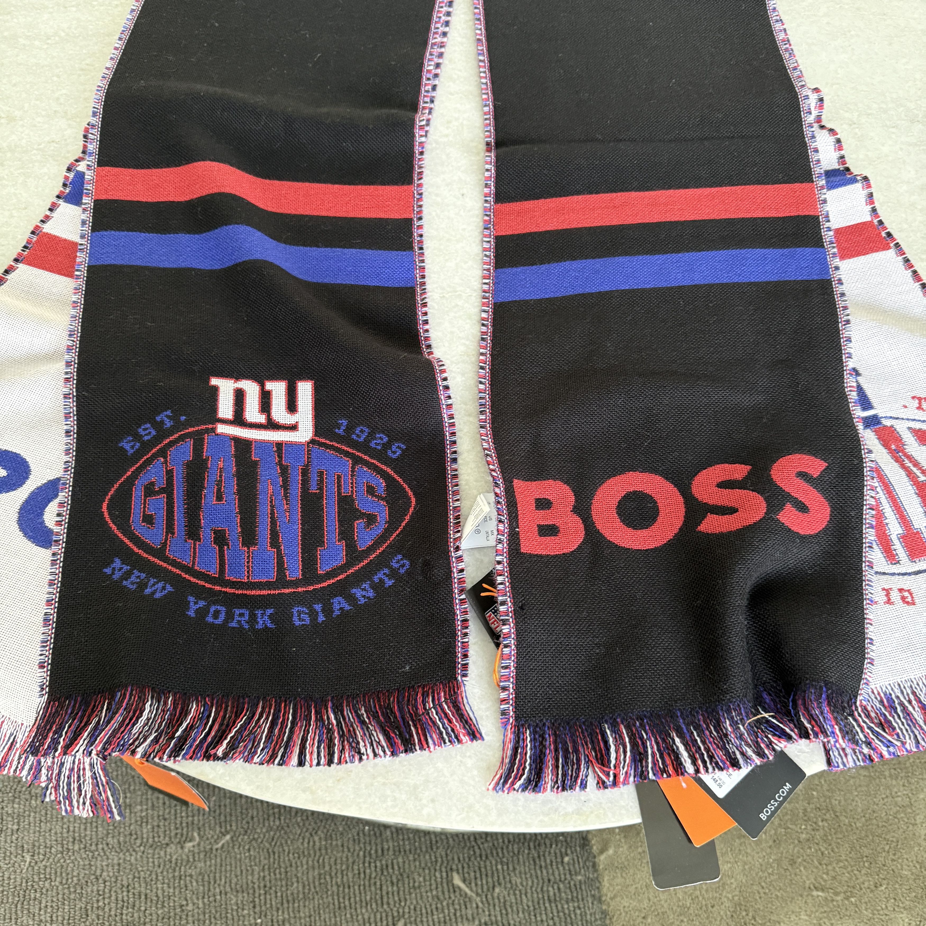 Hugo Boss Hugo Boss X NFL GIANTS Scarf, Wool-blend Made in Italy Size ONE SIZE - 2 Thumbnail