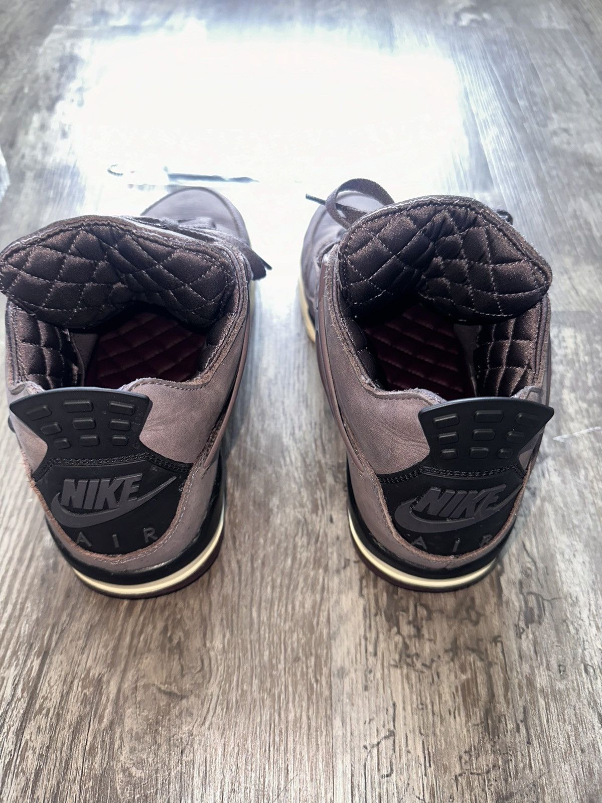 A Ma Maniere × Jordan Brand × Nike A Ma Maniere x Air Jordan 4 Retro Violet Ore M US8 / W US9.5 Size US 8 / EU 41 - 4 Thumbnail