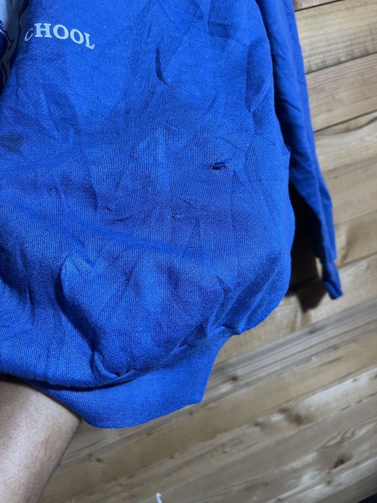 Vintage Vintage 90s highlawn elementary school sweatshirt Size US L / EU 52-54 / 3 - 6 Thumbnail