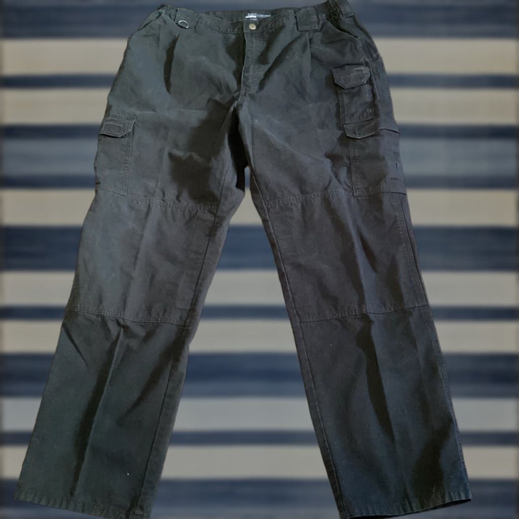 Vintage 5.11 Tactical Taclite Pro Pants Mens 40/34 Relaxed Fit Ripstop Black Style 74251 Size US 40 / EU 56 - 1 Thumbnail