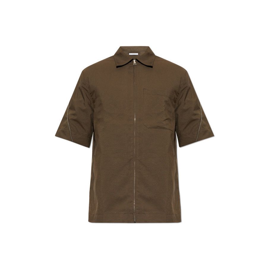 Givenchy GIVENCHY Army Green Pocket Shirt New & Authentic (Men's size Size US XL / EU 56 / 4 - 1 Preview