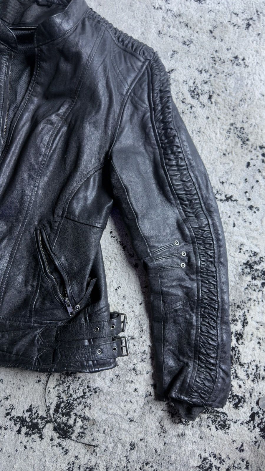 Other Black Leather jacket Size L / US 10 / IT 46 - 2 Thumbnail