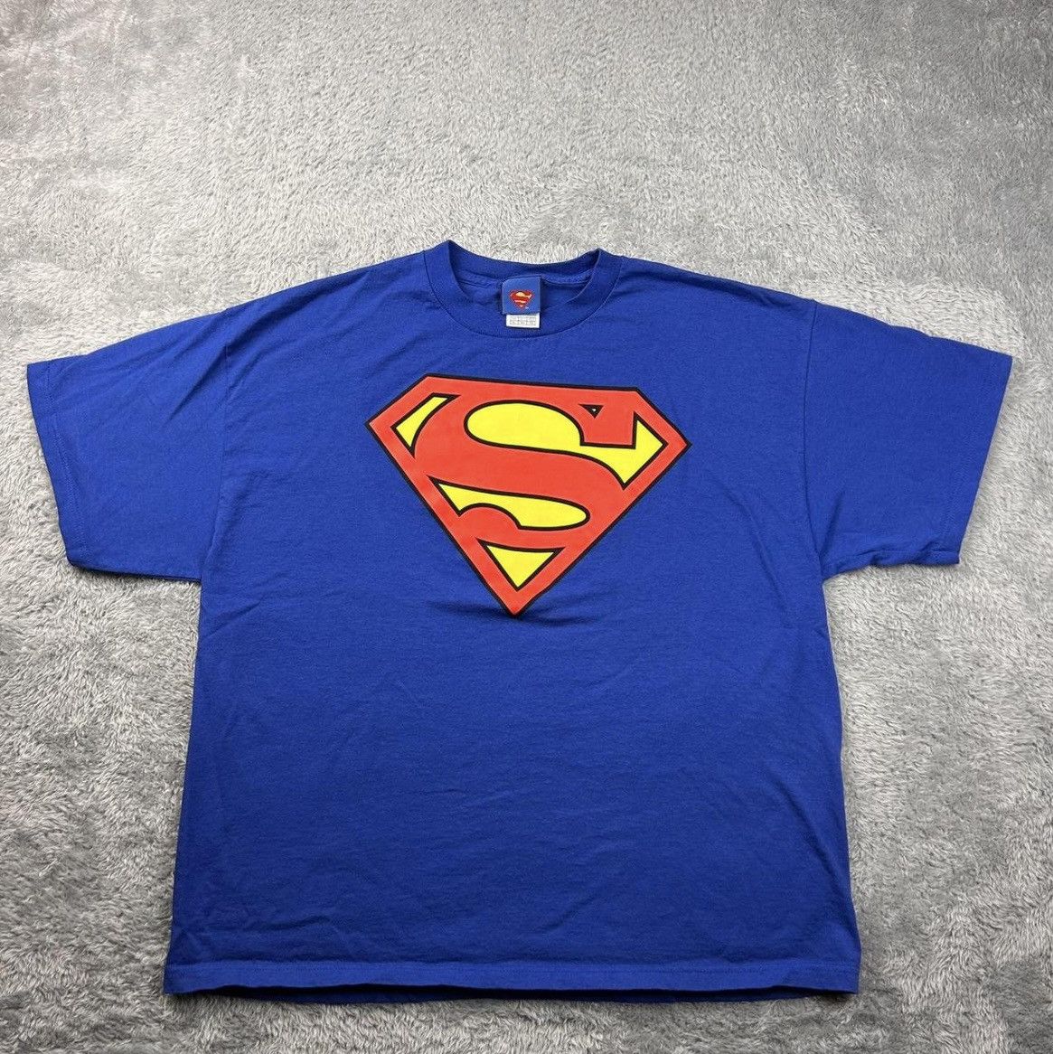 Vintage Vintage Superman T Shirt Blue XL Y2K DC Comics Superhero 00s Size US XL / EU 56 / 4 - 1 Thumbnail
