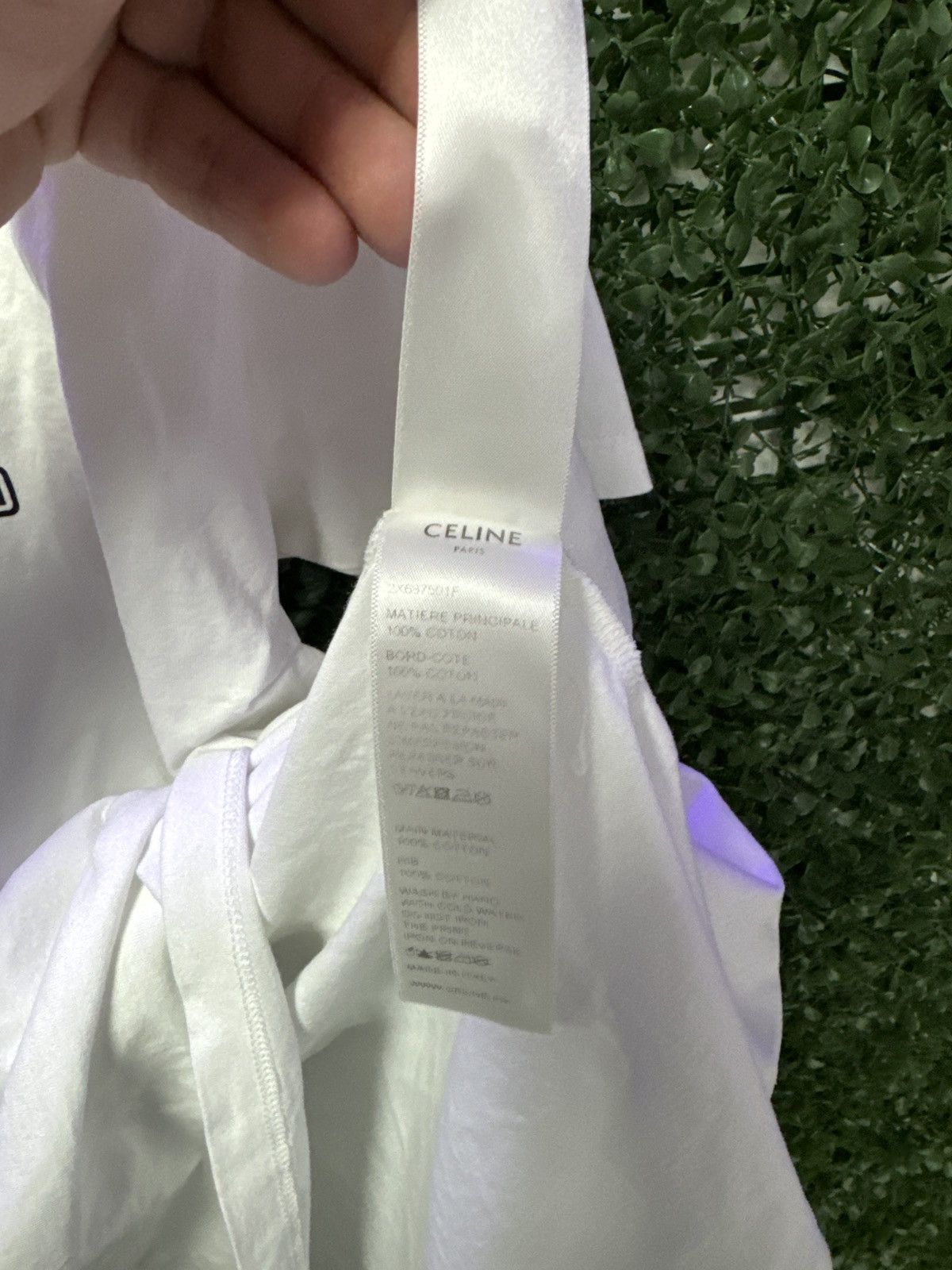 Celine Celine white short-sleeve shirt Size US M / EU 48-50 / 2 - 4 Thumbnail