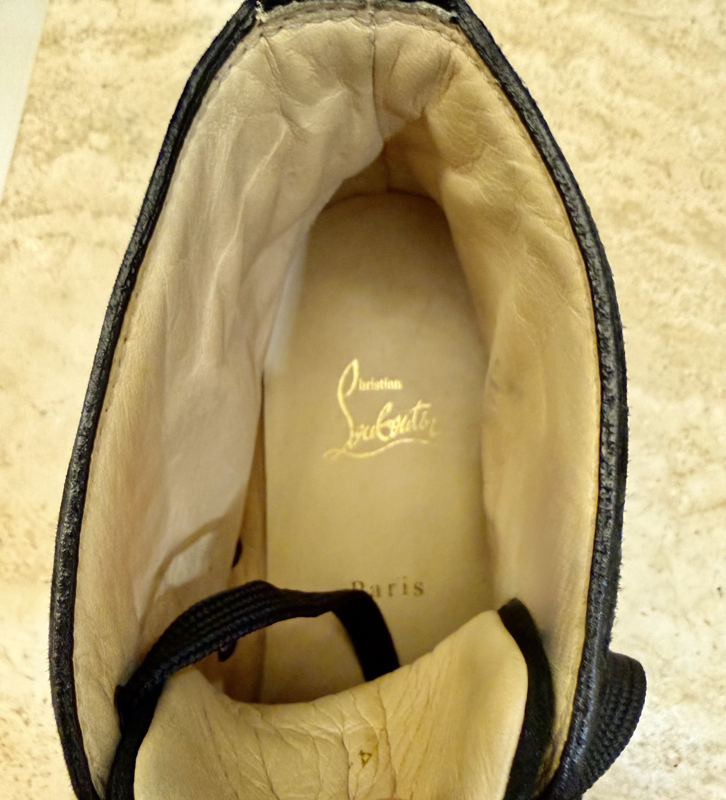 Christian Louboutin Christian Louboutin Lou Spikes Flat Black Size US 8.5 / EU 41-42 - 5 Thumbnail