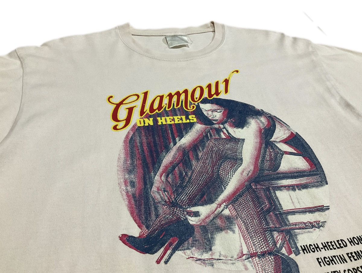 Hysteric Glamour 🔥 Sick Y2K Glamour Girl Shirt Glamour On Heel Size US L / EU 52-54 / 3 - 1 Thumbnail
