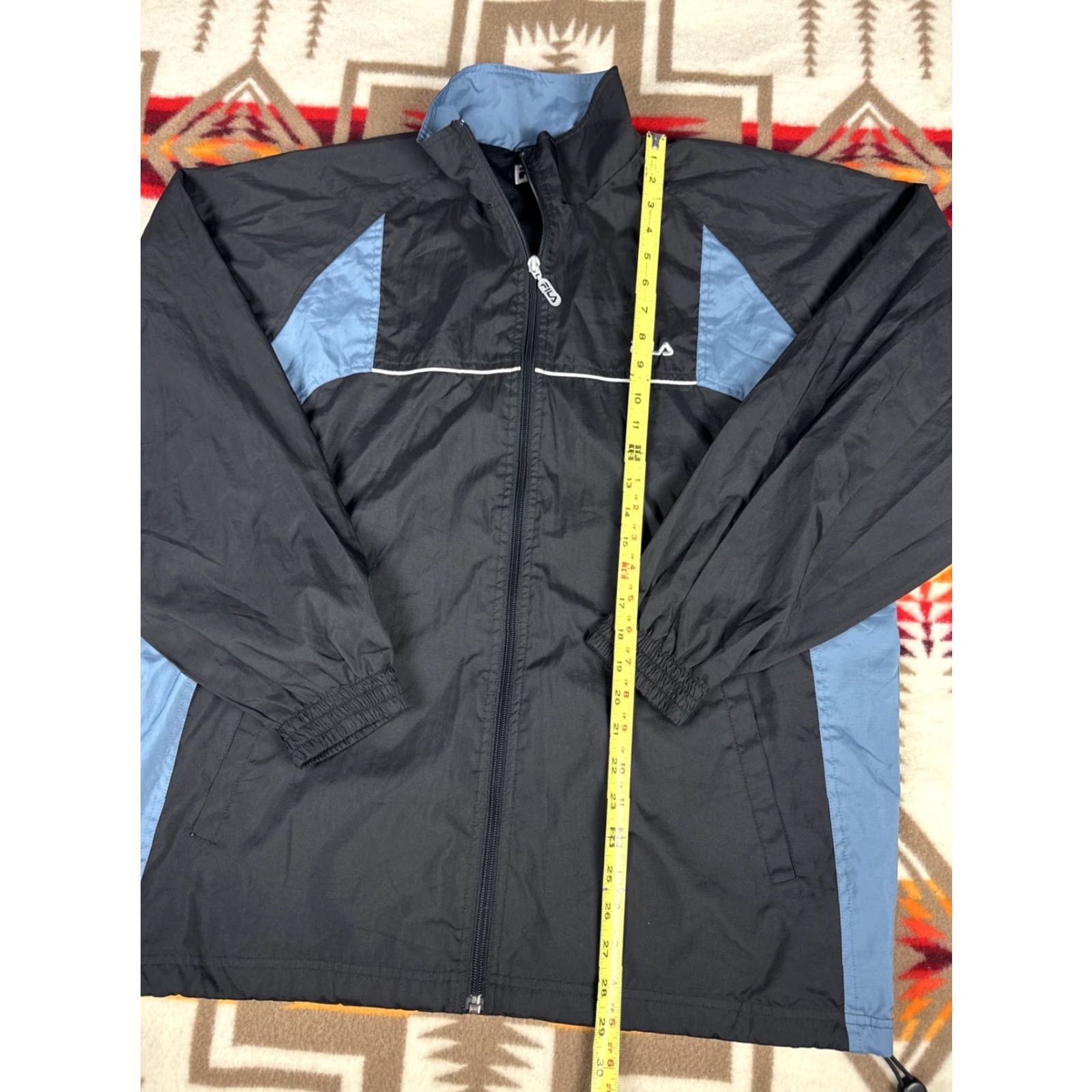 Fila Fila Mens Track Jacket Windbreaker Sz M Multicolor Nylon Jacket Activewear M Men Size US M / EU 48-50 / 2 - 4 Thumbnail