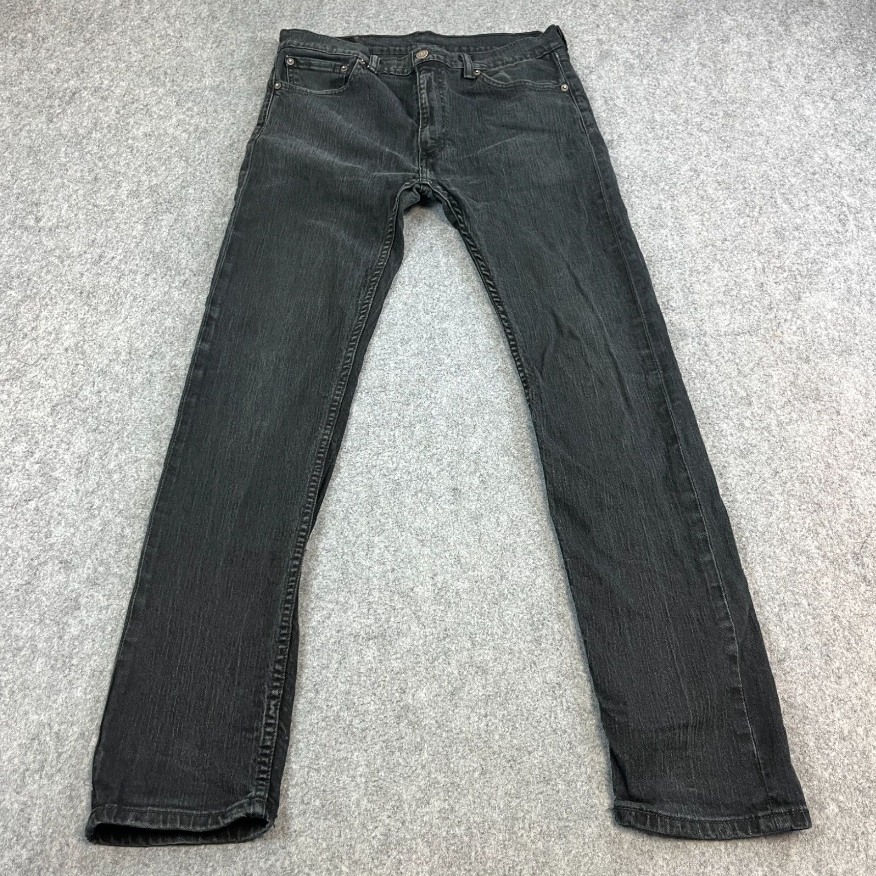 Levi's Levi's Jeans Slim Tapered 32 32 Dark Wash Grey Stretch Denim 5-Pocket Men Junior? Size US 32 / EU 48 - 2 Thumbnail
