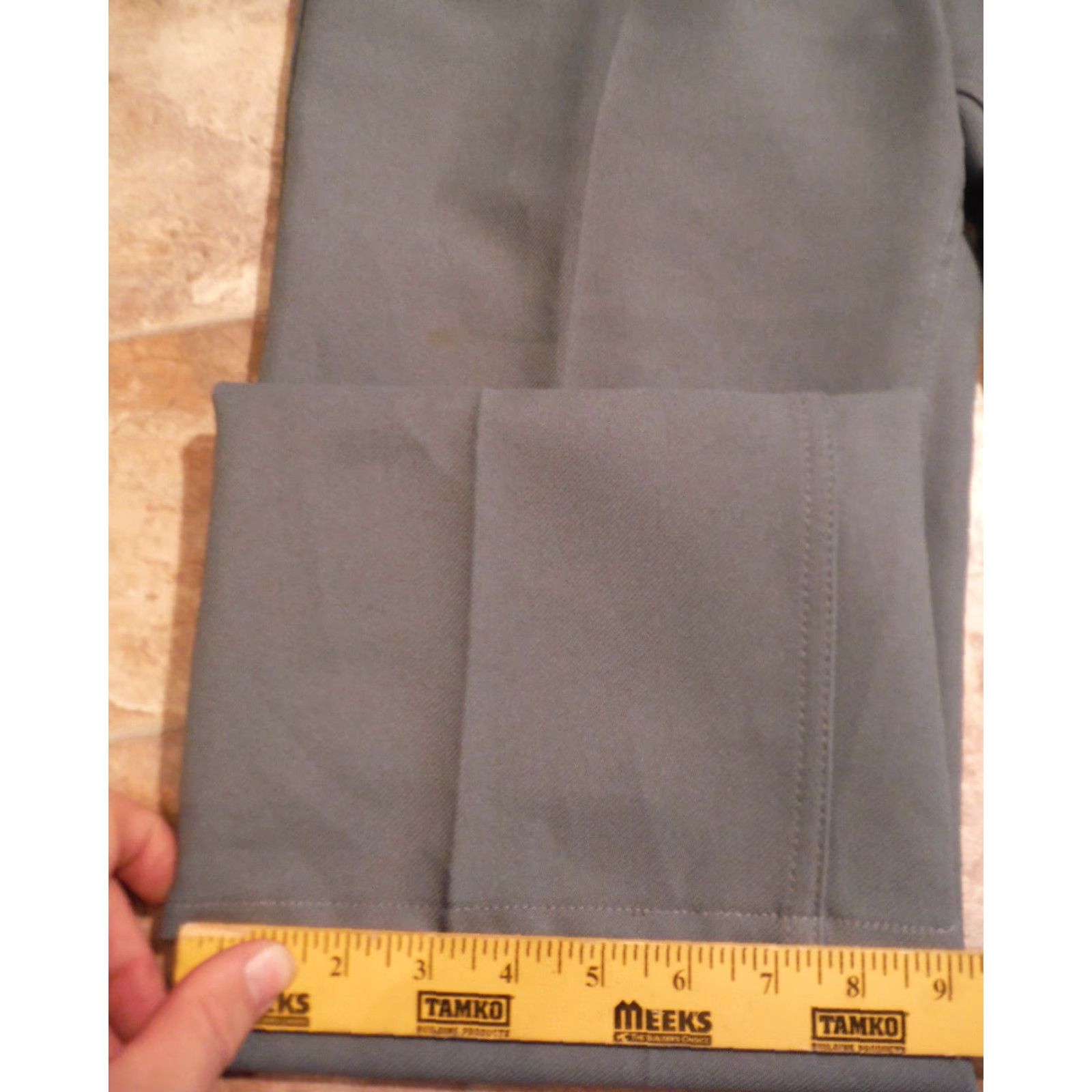 Wrangler VINTAGE Wrangler Jeans Slack Pants 36 Adult Gray Polyester 82GY USA 90s Distressed Mens 36x31 Tag 38/32 Wrangler brand Size US 36 / EU 52 - 6 Thumbnail