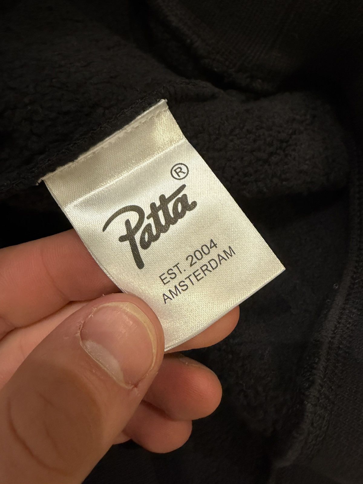 Patta Patta Hooded Sweatshirt - Black Size US XXL / EU 58 / 5 - 4 Thumbnail