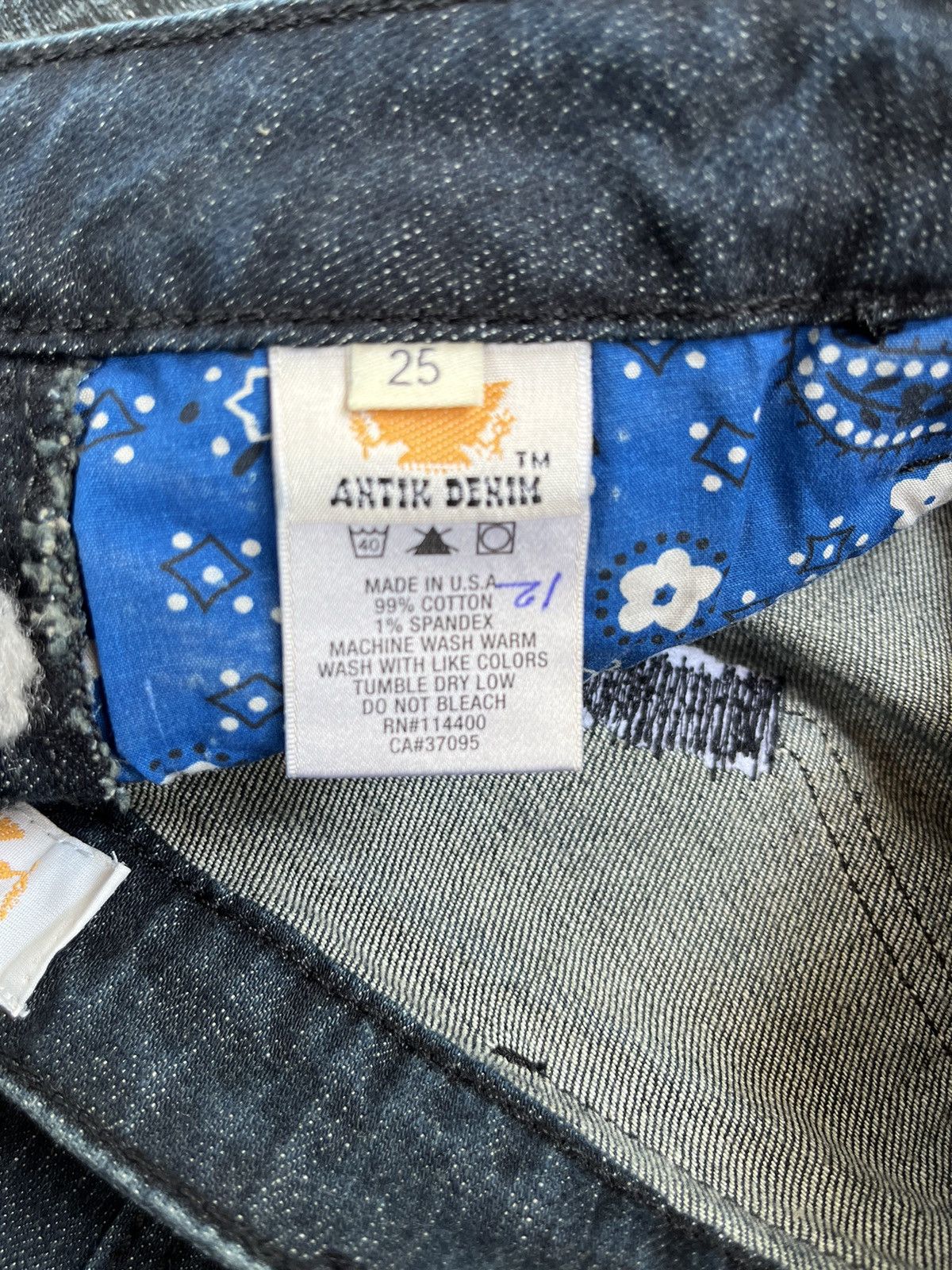 Antik Denim Antik denim low rise flare jeans Size US 29 - 20 Thumbnail