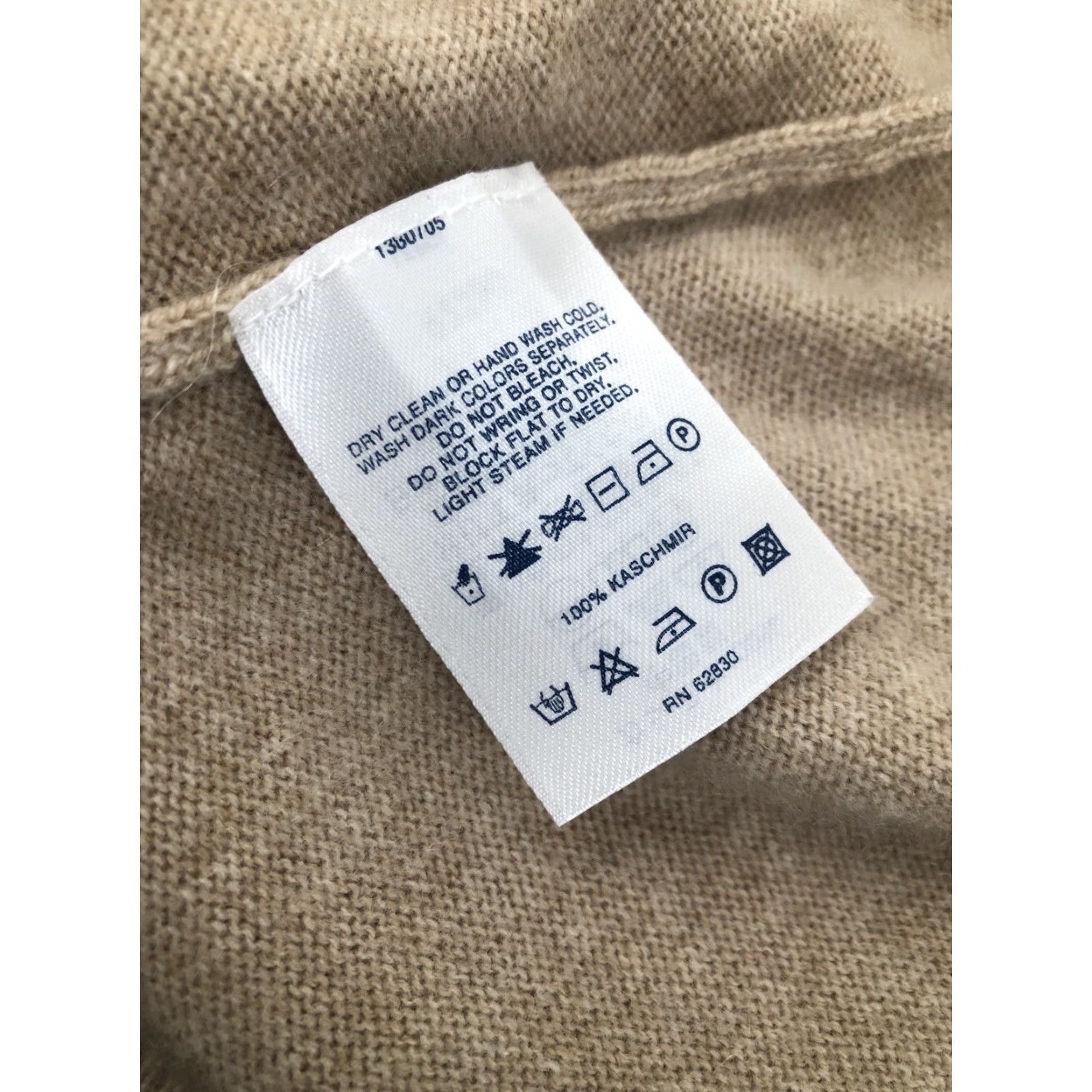 Lands' End Lands' End / Cashmere Wool Mens XL Sweater Shirt Pullover Light Brown Beige Mens XL Wool Cashmere Pullover Sweater 90s? Size US XL / EU 56 / 4 - 7 Thumbnail