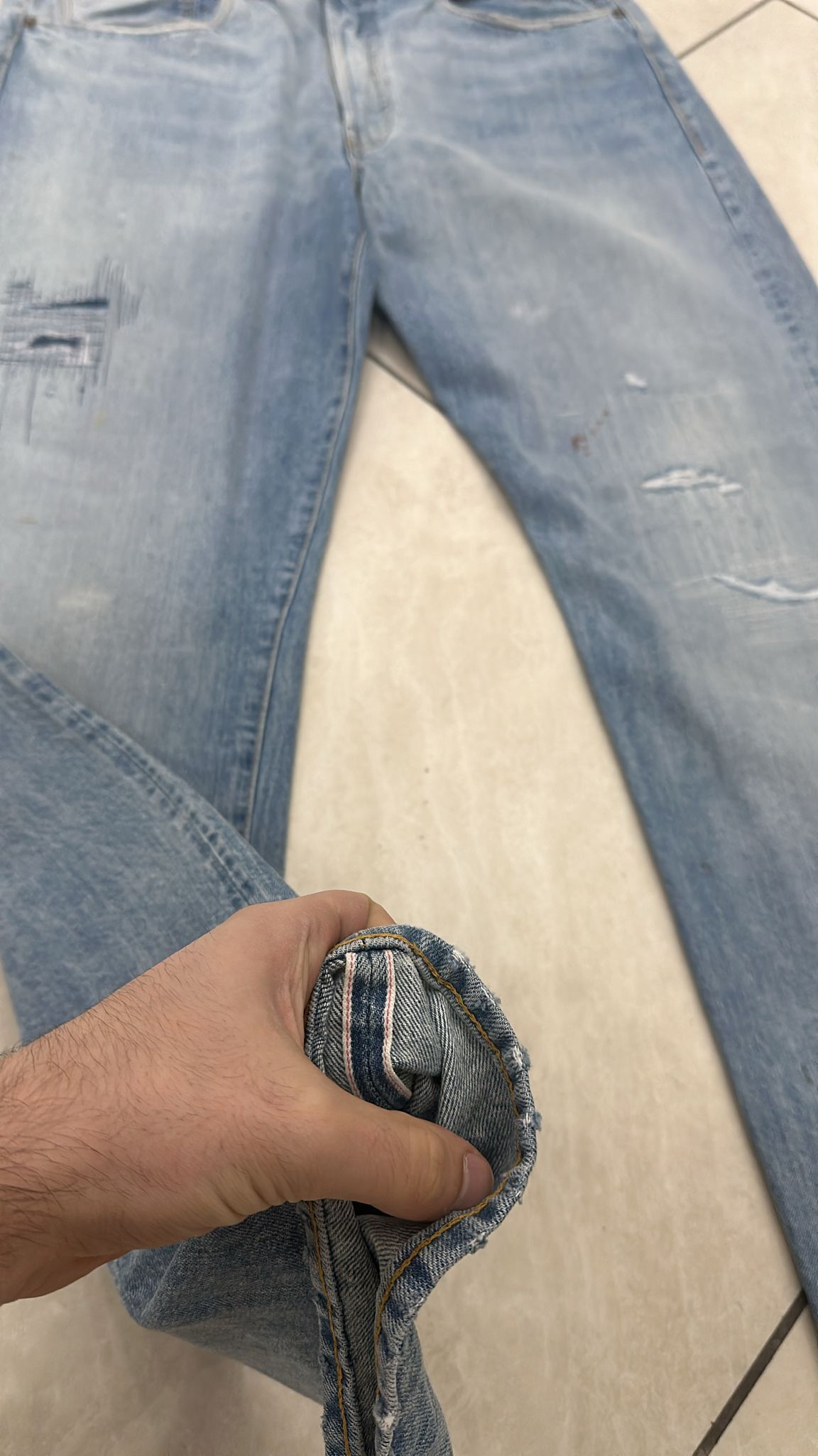 Levi's Vintage Clothing LVC Levi's Vintage Clothing 1947 501XX BigE Selvedge Jeans Size US 38 / EU 54 - 3 Thumbnail